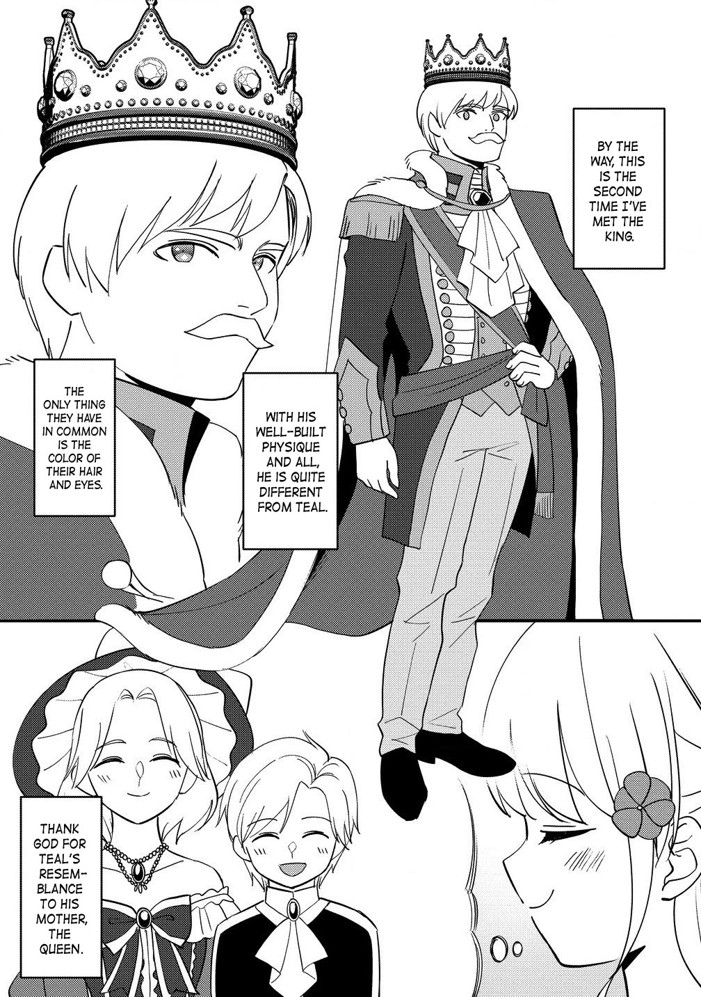 Since I Have Been Reincarnated as the Daughter of a Duke, I, the "Girl Inside," Will Enjoy Being a Girl as Much as I Can! Chapter 22.1 page 12 - Chapter 22.1: Queen's education and tea times with the prince