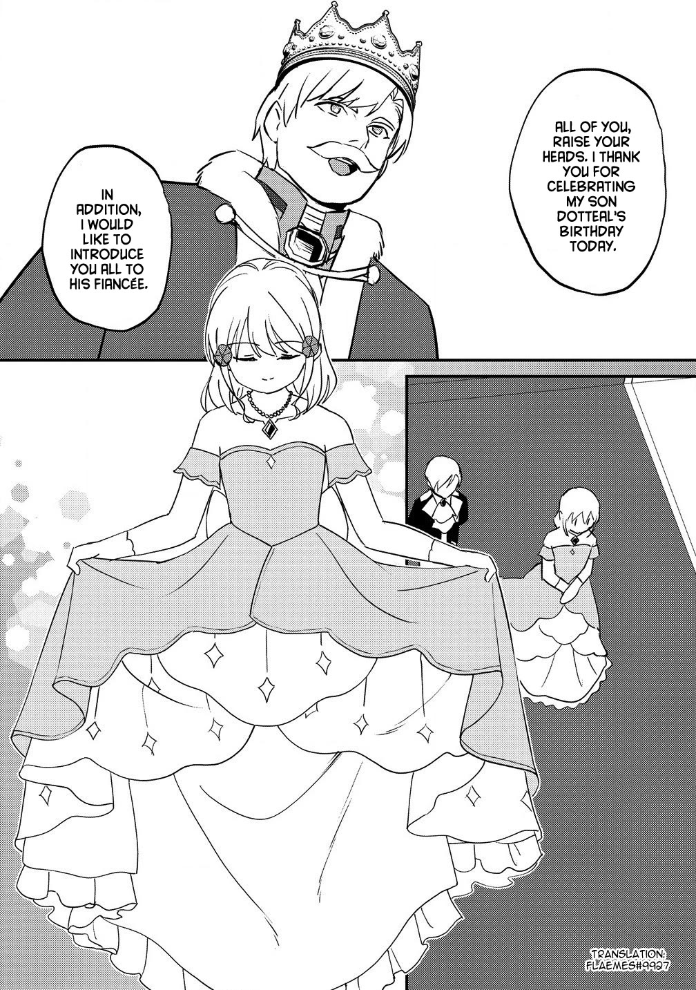 Since I Have Been Reincarnated as the Daughter of a Duke, I, the "Girl Inside," Will Enjoy Being a Girl as Much as I Can! Chapter 22.1 page 15 - Chapter 22.1: Queen's education and tea times with the prince