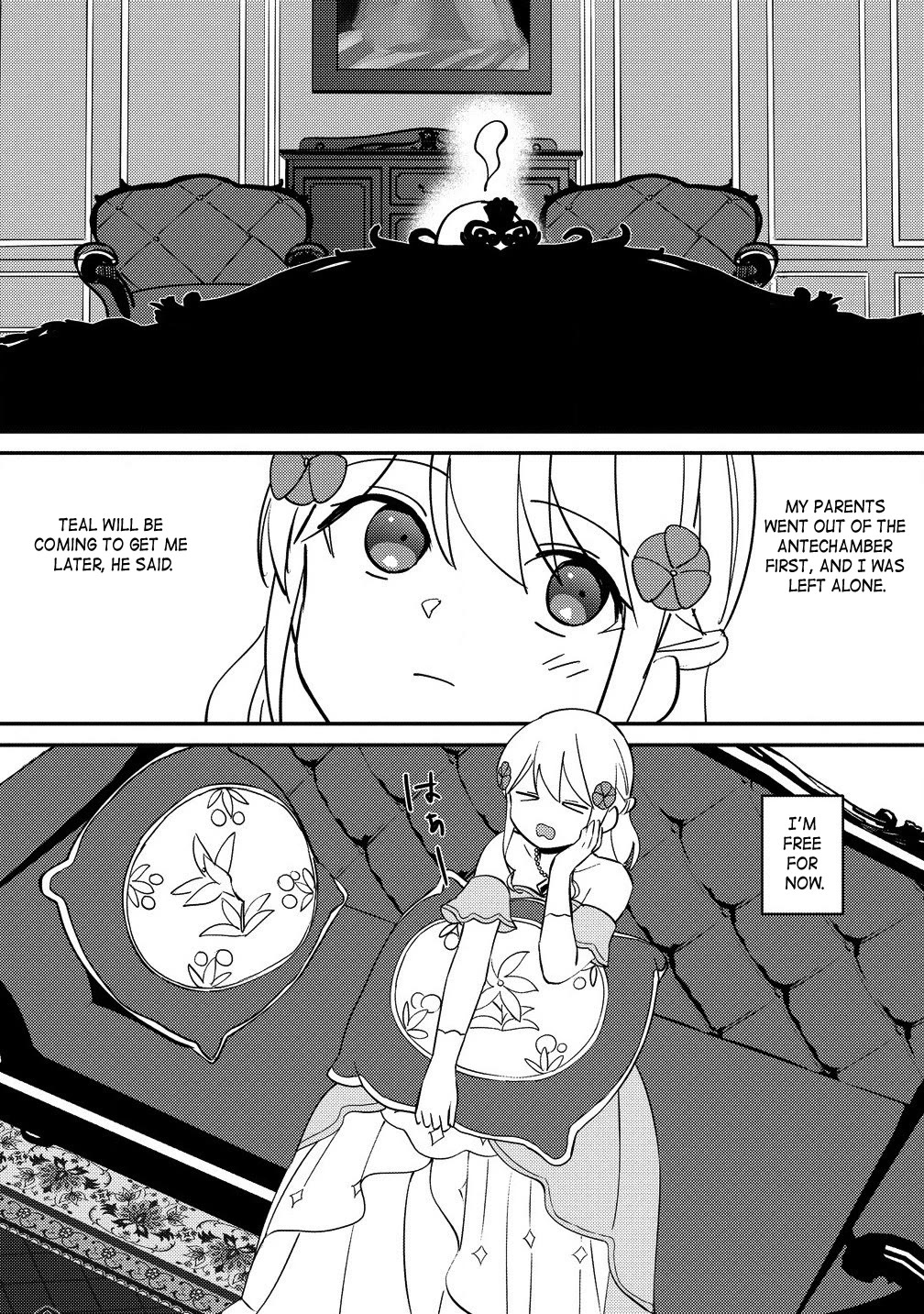 Since I Have Been Reincarnated as the Daughter of a Duke, I, the "Girl Inside," Will Enjoy Being a Girl as Much as I Can! Chapter 22.1 page 3 - Chapter 22.1: Queen's education and tea times with the prince