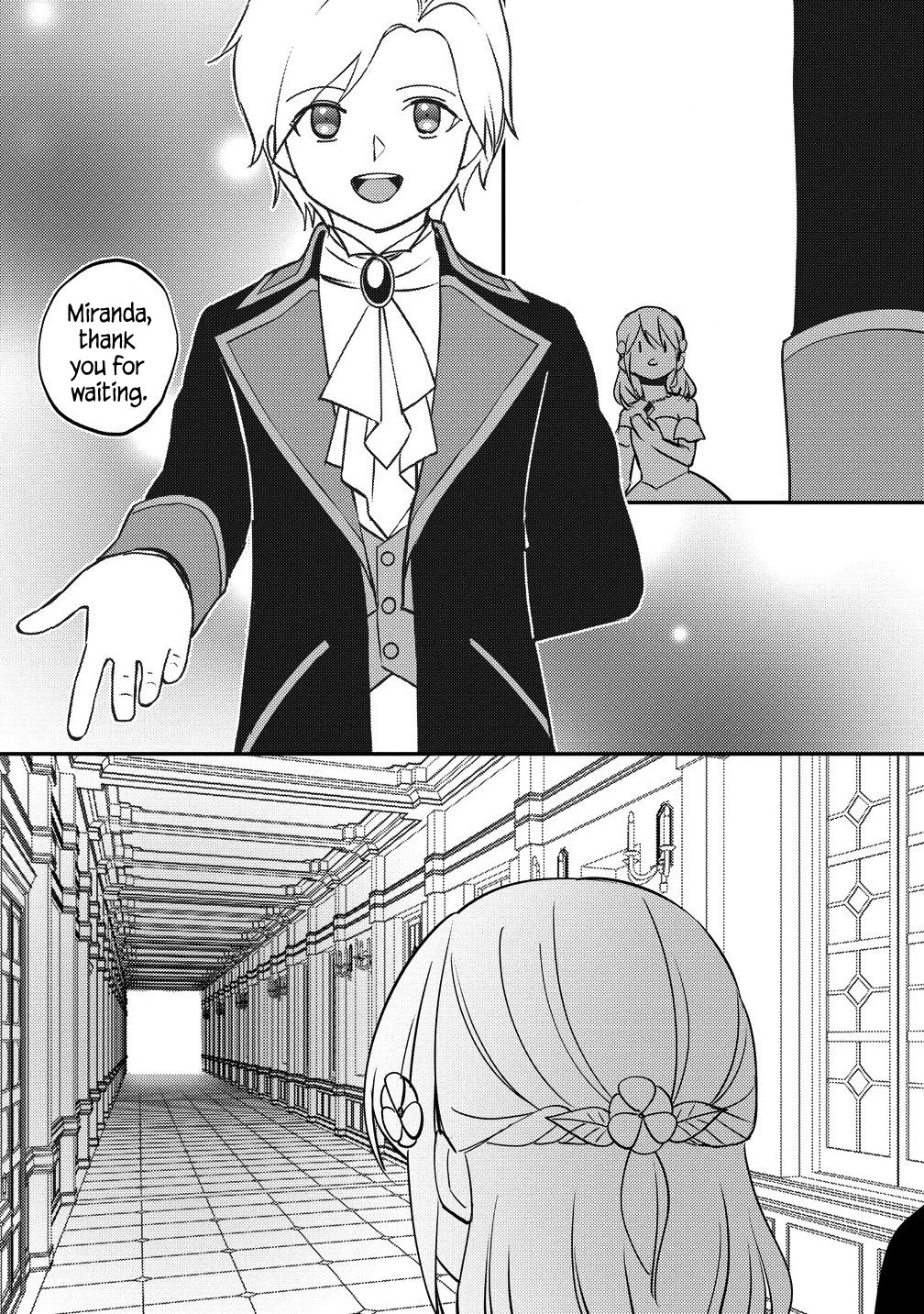 Since I Have Been Reincarnated as the Daughter of a Duke, I, the "Girl Inside," Will Enjoy Being a Girl as Much as I Can! Chapter 22.1 page 8 - Chapter 22.1: Queen's education and tea times with the prince