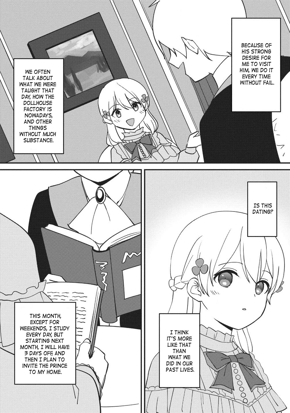 Since I Have Been Reincarnated as the Daughter of a Duke, I, the "Girl Inside," Will Enjoy Being a Girl as Much as I Can! Chapter 22.2 page 10 - Chapter 22.2: Queen's education and tea times with the prince