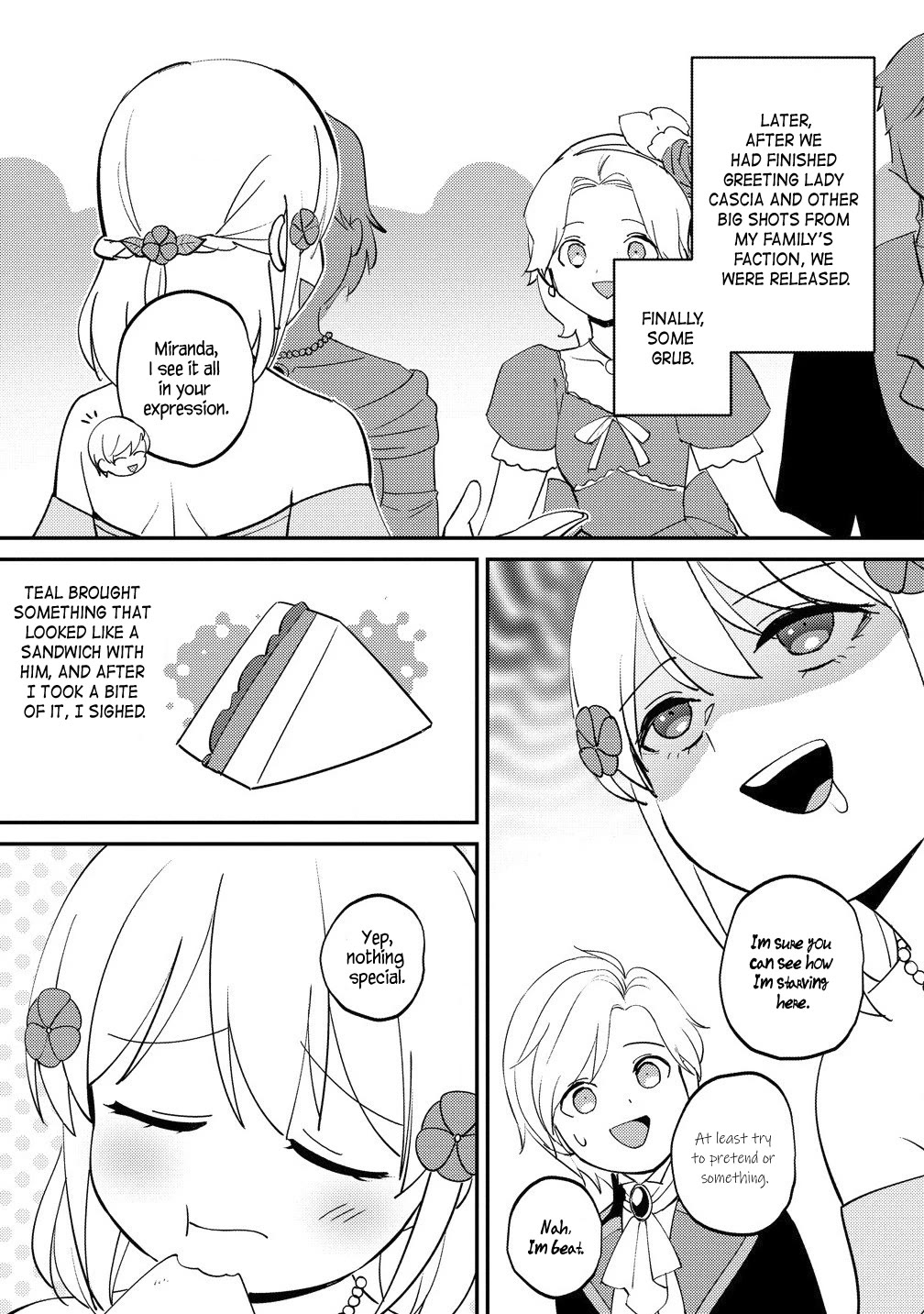 Since I Have Been Reincarnated as the Daughter of a Duke, I, the "Girl Inside," Will Enjoy Being a Girl as Much as I Can! Chapter 22.2 page 4 - Chapter 22.2: Queen's education and tea times with the prince