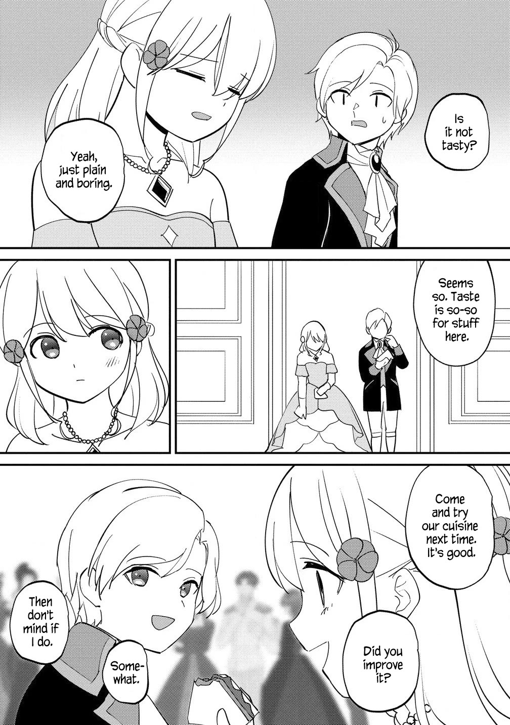 Since I Have Been Reincarnated as the Daughter of a Duke, I, the "Girl Inside," Will Enjoy Being a Girl as Much as I Can! Chapter 22.2 page 5 - Chapter 22.2: Queen's education and tea times with the prince