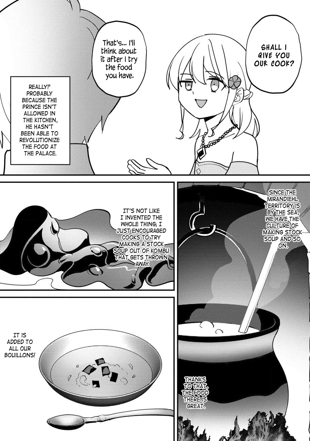 Since I Have Been Reincarnated as the Daughter of a Duke, I, the "Girl Inside," Will Enjoy Being a Girl as Much as I Can! Chapter 22.2 page 6 - Chapter 22.2: Queen's education and tea times with the prince