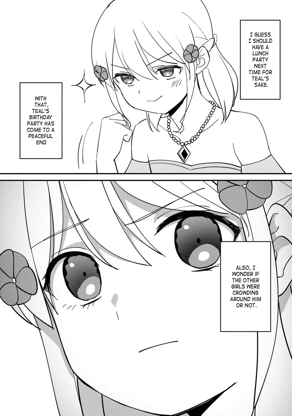 Since I Have Been Reincarnated as the Daughter of a Duke, I, the "Girl Inside," Will Enjoy Being a Girl as Much as I Can! Chapter 22.2 page 7 - Chapter 22.2: Queen's education and tea times with the prince