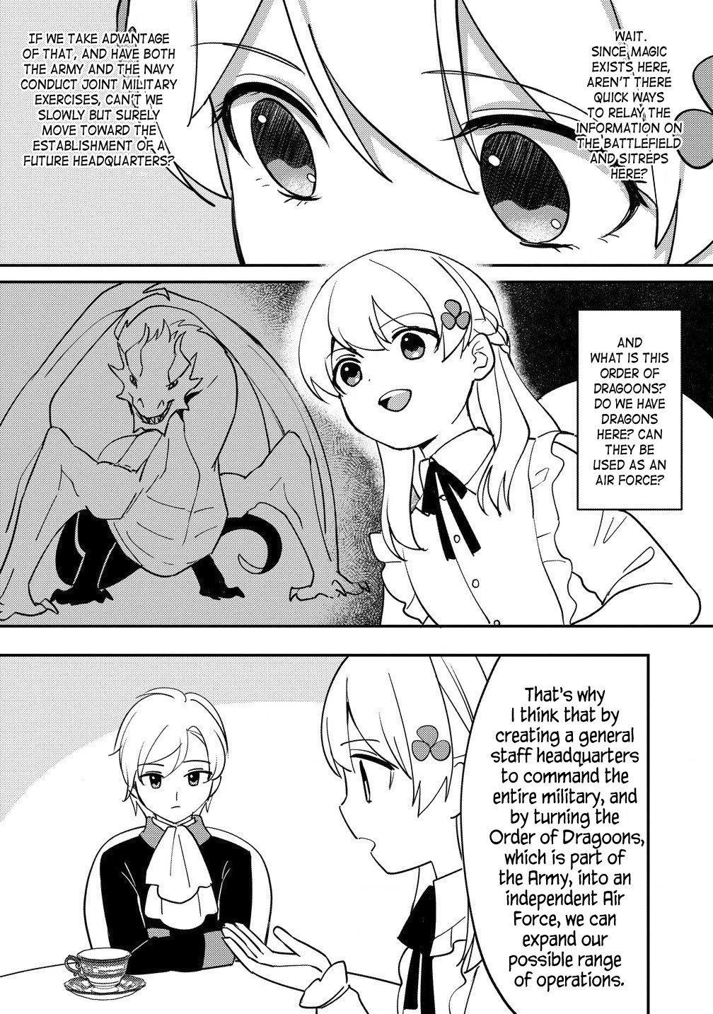 Since I Have Been Reincarnated as the Daughter of a Duke, I, the "Girl Inside," Will Enjoy Being a Girl as Much as I Can! Chapter 23.1 page 5 - Chapter 23.1: Military reform