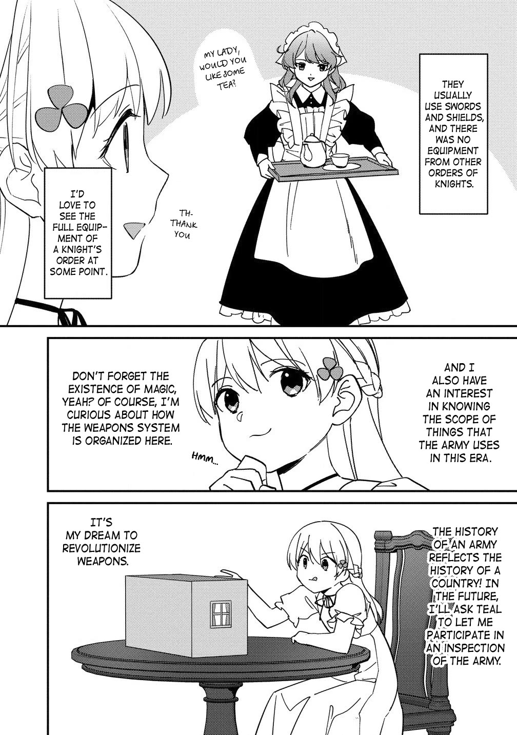 Since I Have Been Reincarnated as the Daughter of a Duke, I, the "Girl Inside," Will Enjoy Being a Girl as Much as I Can! Chapter 24.1 page 6 - Chapter 24.1: I am invited to the party celebrating the founding of the military