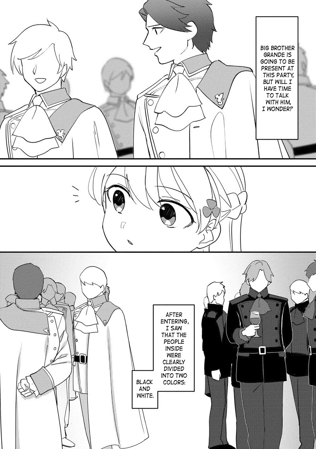 Since I Have Been Reincarnated as the Daughter of a Duke, I, the "Girl Inside," Will Enjoy Being a Girl as Much as I Can! Chapter 24.2 page 5 - Chapter 24.2: I am invited to the party celebrating the founding of the military