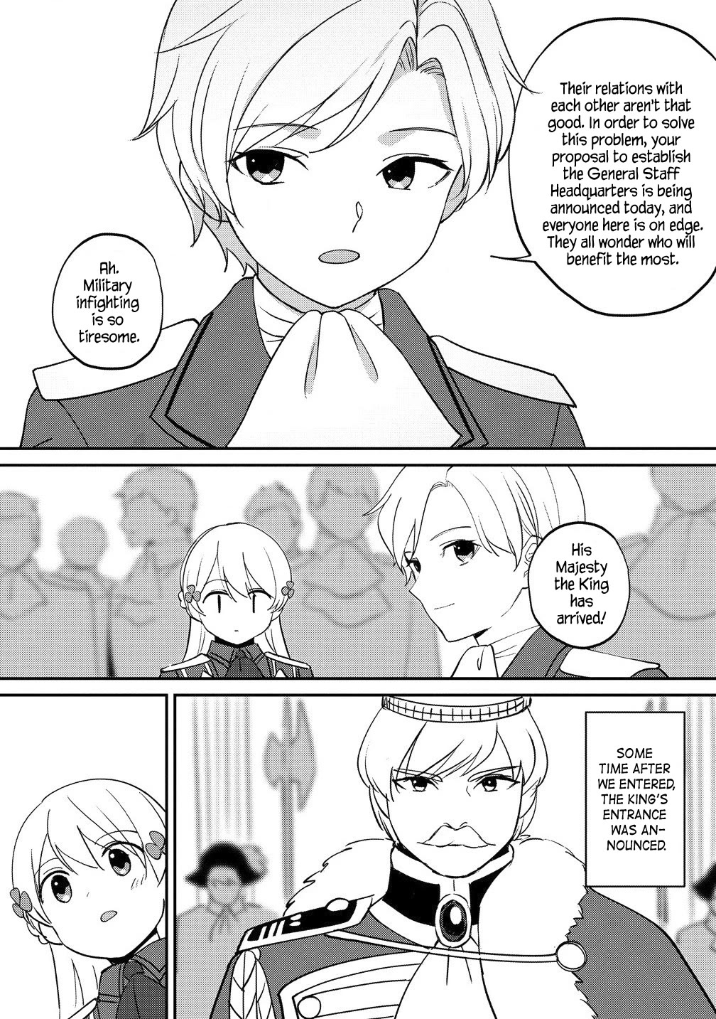 Since I Have Been Reincarnated as the Daughter of a Duke, I, the "Girl Inside," Will Enjoy Being a Girl as Much as I Can! Chapter 24.2 page 7 - Chapter 24.2: I am invited to the party celebrating the founding of the military