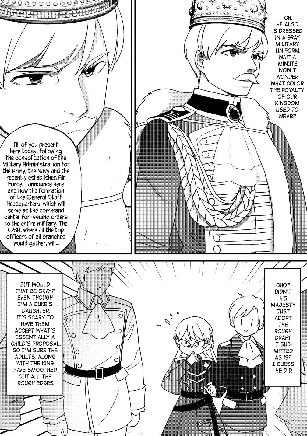 Since I Have Been Reincarnated as the Daughter of a Duke, I, the "Girl Inside," Will Enjoy Being a Girl as Much as I Can! Chapter 24.2 page 8 - Chapter 24.2: I am invited to the party celebrating the founding of the military