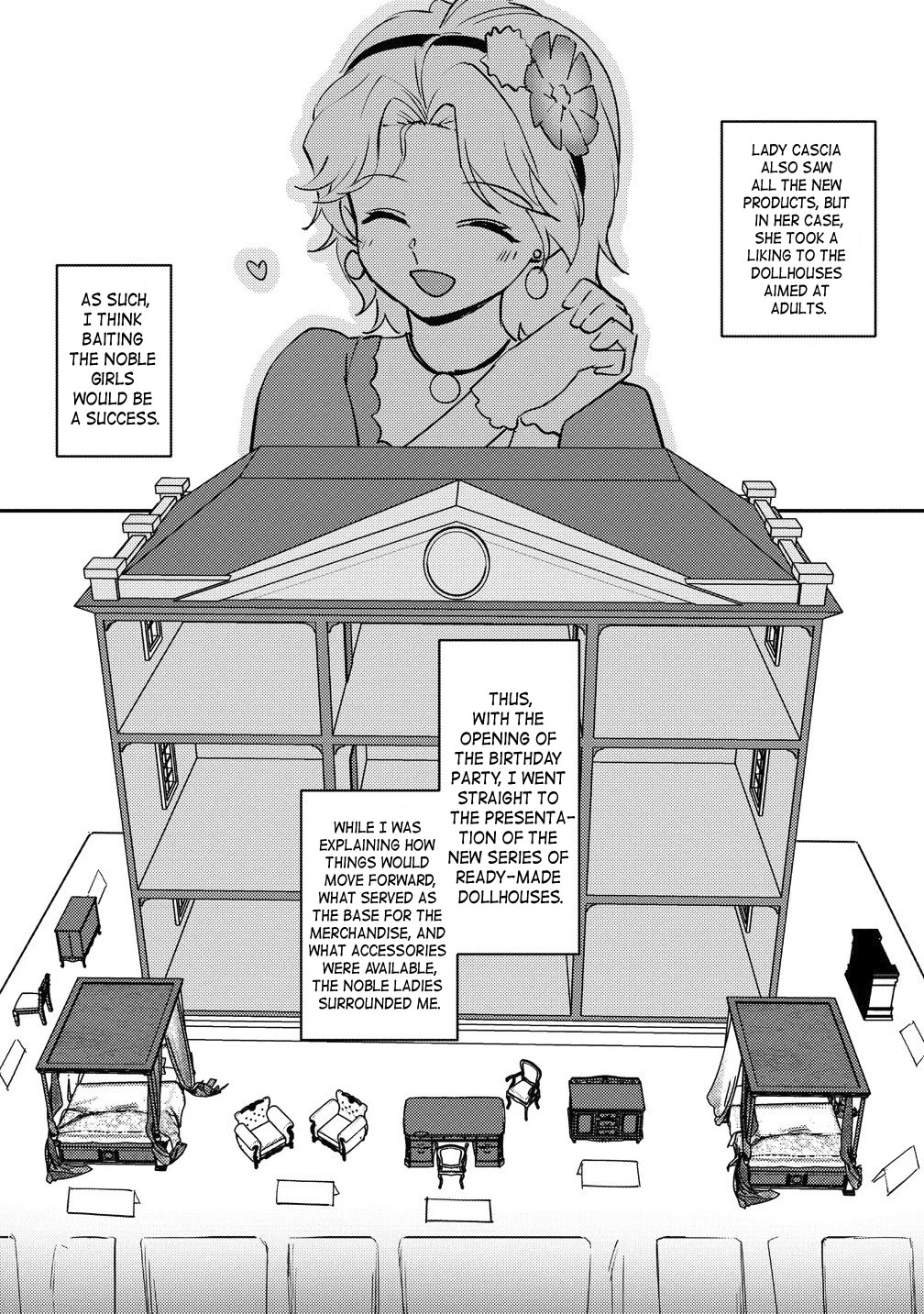 Since I Have Been Reincarnated as the Daughter of a Duke, I, the "Girl Inside," Will Enjoy Being a Girl as Much as I Can! Chapter 27.1 page 10 - Chapter 27.1: A fashion leader? What's that? Is it tasty?