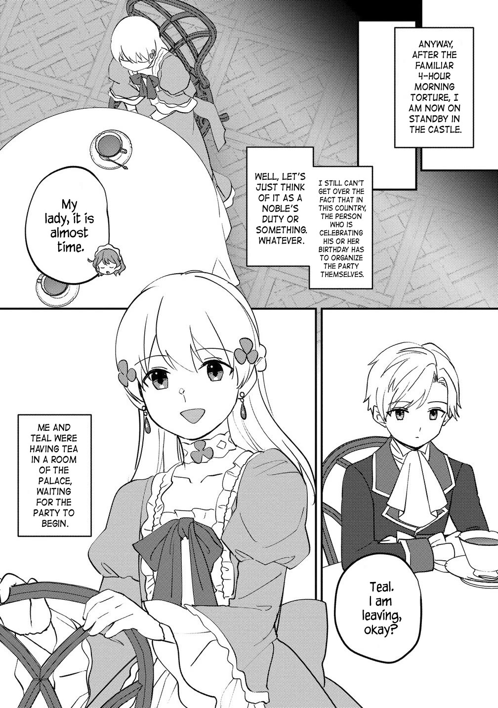 Since I Have Been Reincarnated as the Daughter of a Duke, I, the "Girl Inside," Will Enjoy Being a Girl as Much as I Can! Chapter 27.1 page 4 - Chapter 27.1: A fashion leader? What's that? Is it tasty?