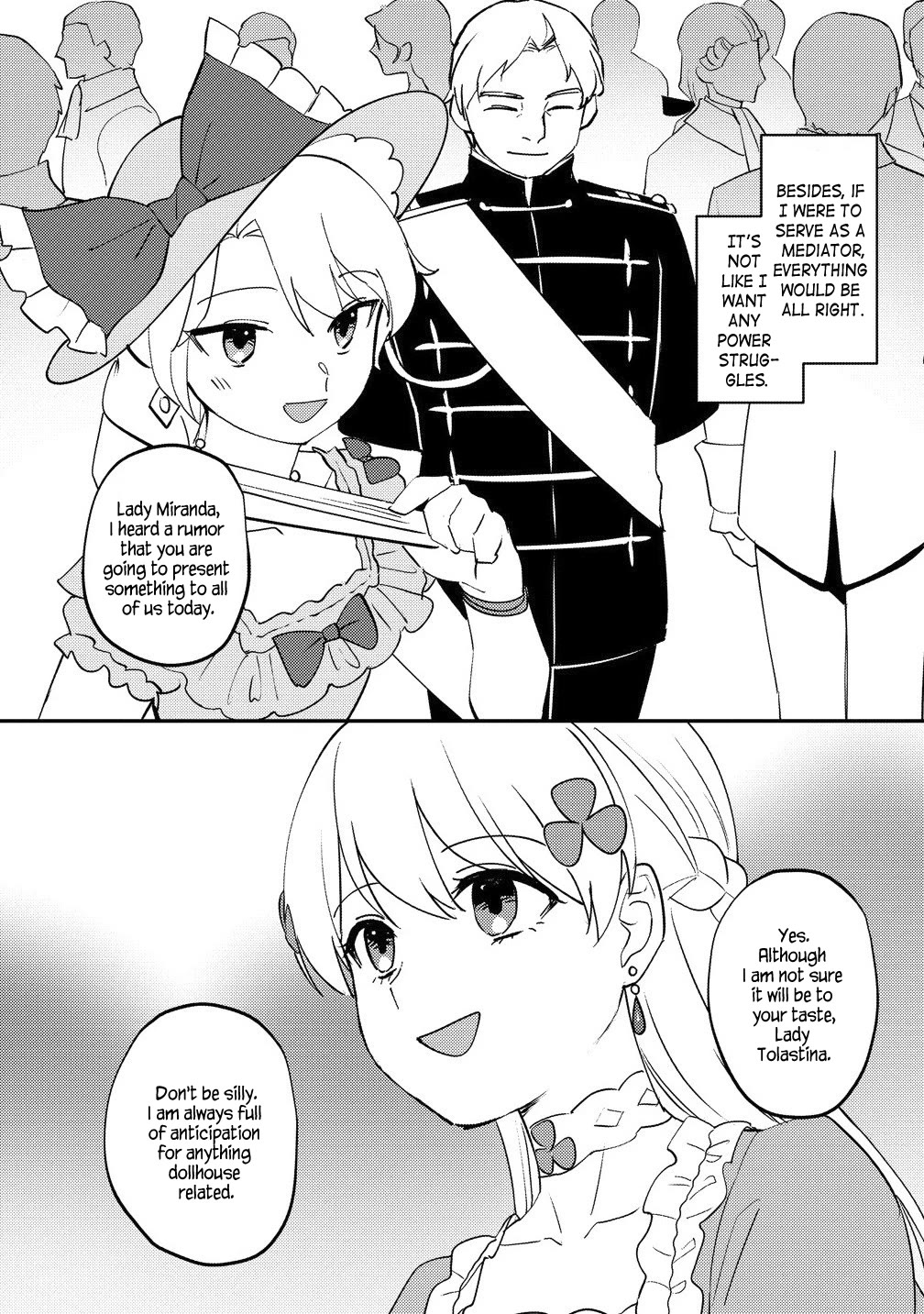 Since I Have Been Reincarnated as the Daughter of a Duke, I, the "Girl Inside," Will Enjoy Being a Girl as Much as I Can! Chapter 27.1 page 8 - Chapter 27.1: A fashion leader? What's that? Is it tasty?