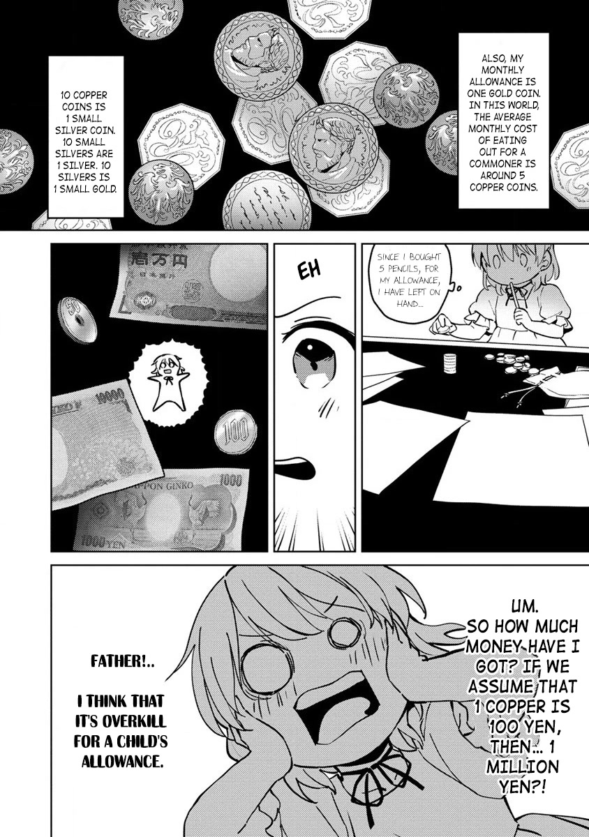 Since I Have Been Reincarnated as the Daughter of a Duke, I, the "Girl Inside," Will Enjoy Being a Girl as Much as I Can! Chapter 4 page 4 - Chapter 4: Let's get more hobbies!