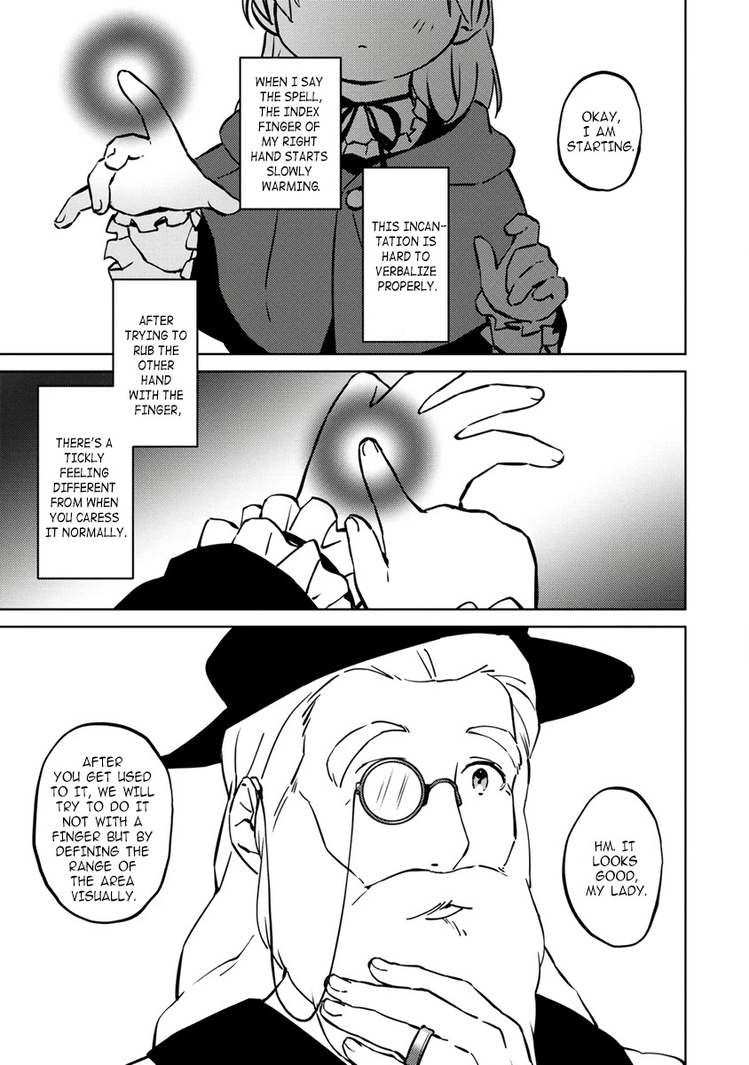 Since I Have Been Reincarnated as the Daughter of a Duke, I, the "Girl Inside," Will Enjoy Being a Girl as Much as I Can! Chapter 5 page 21 - Chapter 5: The craftsman and the dressmaker