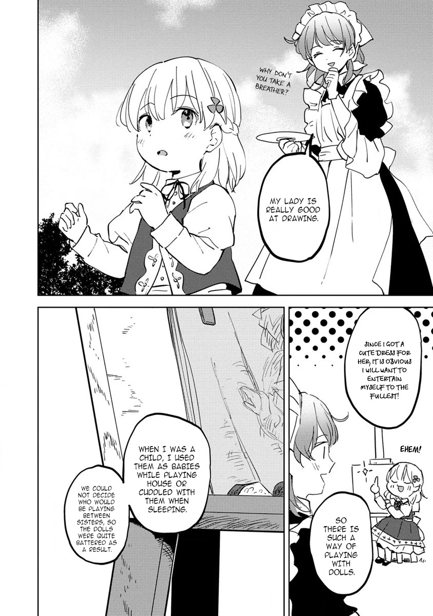 Since I Have Been Reincarnated as the Daughter of a Duke, I, the "Girl Inside," Will Enjoy Being a Girl as Much as I Can! Chapter 6 page 12 - Chapter 6: A new friend (a doll)