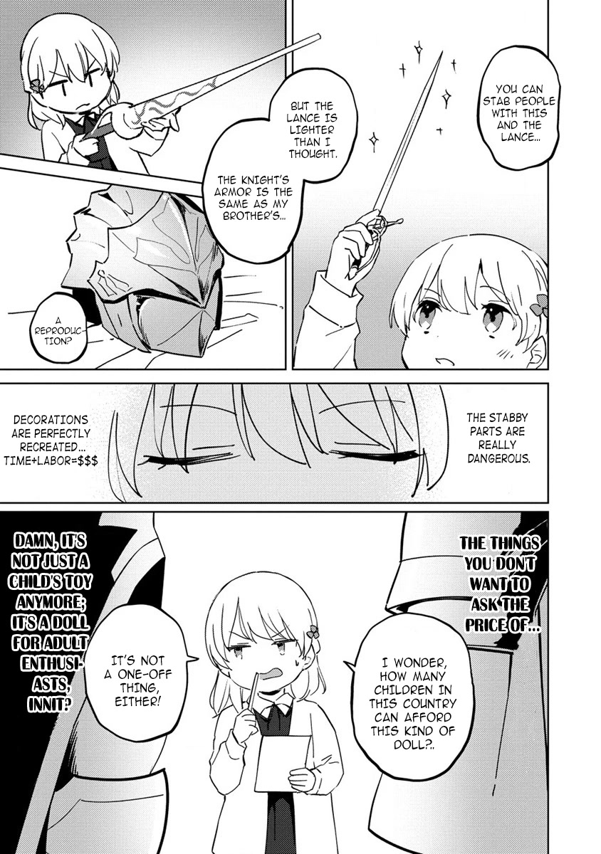 Since I Have Been Reincarnated as the Daughter of a Duke, I, the "Girl Inside," Will Enjoy Being a Girl as Much as I Can! Chapter 6 page 23 - Chapter 6: A new friend (a doll)