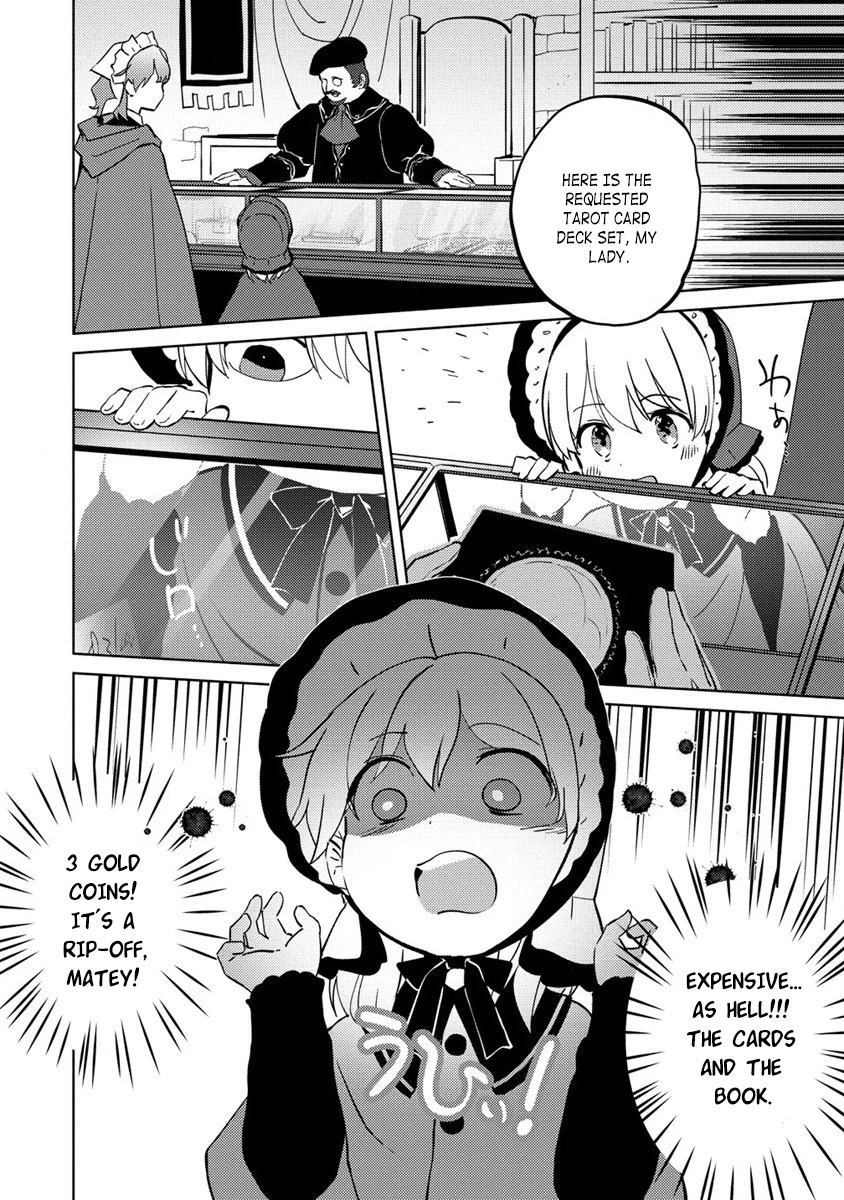 Since I Have Been Reincarnated as the Daughter of a Duke, I, the "Girl Inside," Will Enjoy Being a Girl as Much as I Can! Chapter 8.1 page 10 - Chapter 8.1: I'm doing fortune-telling?