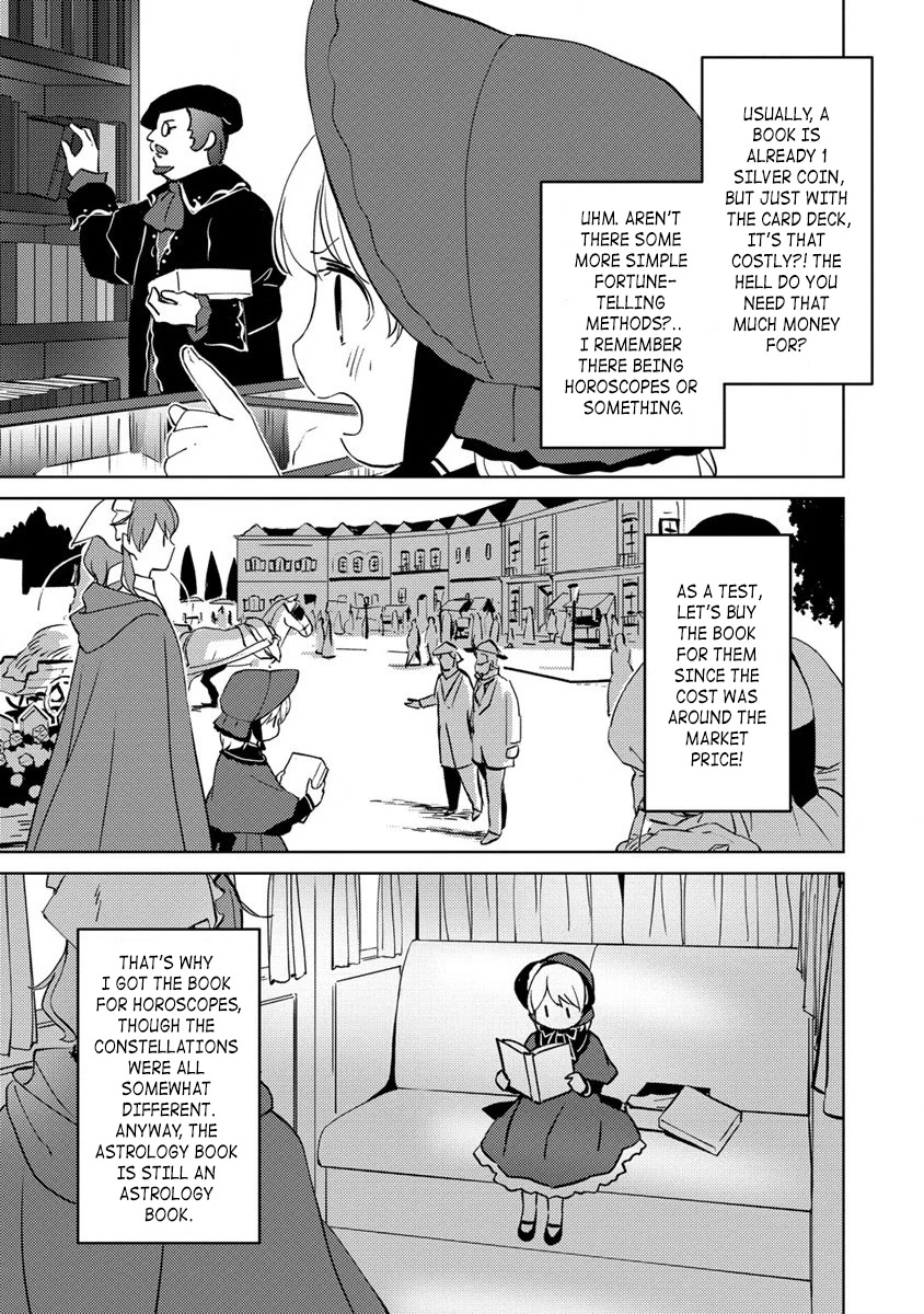 Since I Have Been Reincarnated as the Daughter of a Duke, I, the "Girl Inside," Will Enjoy Being a Girl as Much as I Can! Chapter 8.1 page 11 - Chapter 8.1: I'm doing fortune-telling?