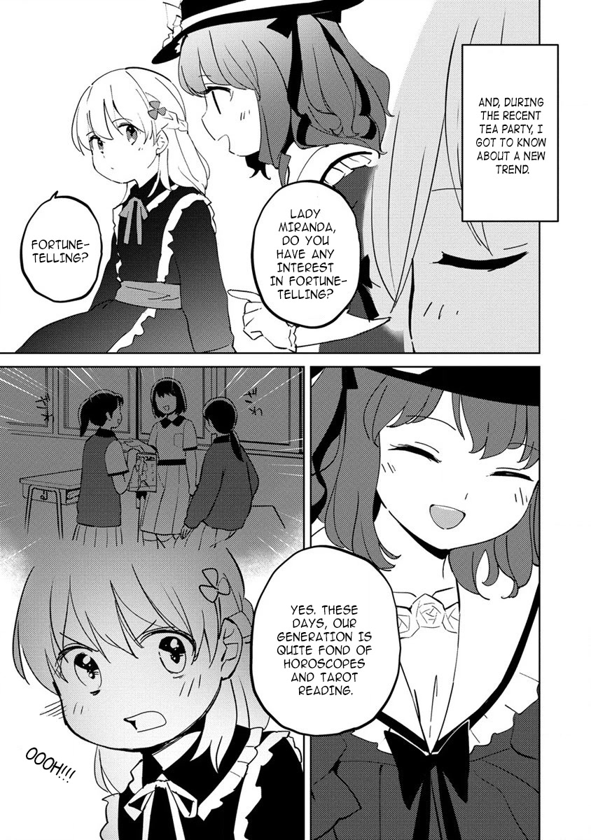Since I Have Been Reincarnated as the Daughter of a Duke, I, the "Girl Inside," Will Enjoy Being a Girl as Much as I Can! Chapter 8.1 page 5 - Chapter 8.1: I'm doing fortune-telling?