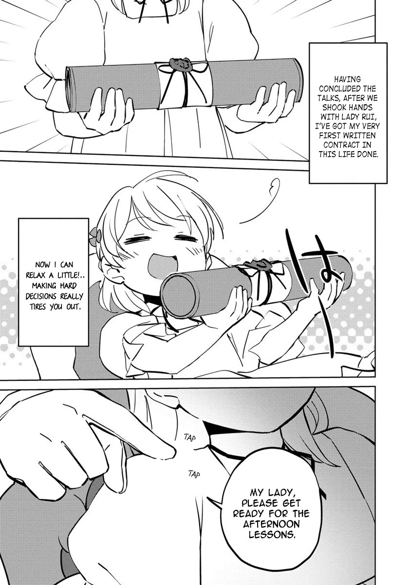 Since I Have Been Reincarnated as the Daughter of a Duke, I, the "Girl Inside," Will Enjoy Being a Girl as Much as I Can! Chapter 8.2 page 11 - Chapter 8.2: I'm doing fortune-telling?