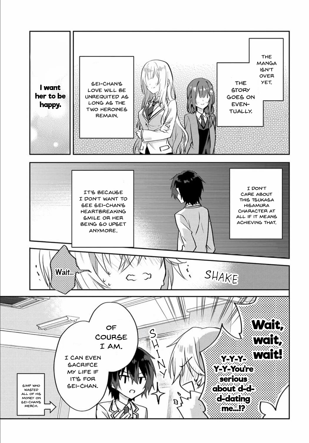 Since I’ve Entered the World of Romantic Comedy Manga, I’ll Do My Best to Make the Losing Heroine Happy Chapter 1 page 27 - Chapter 1: I Will Make You Happy