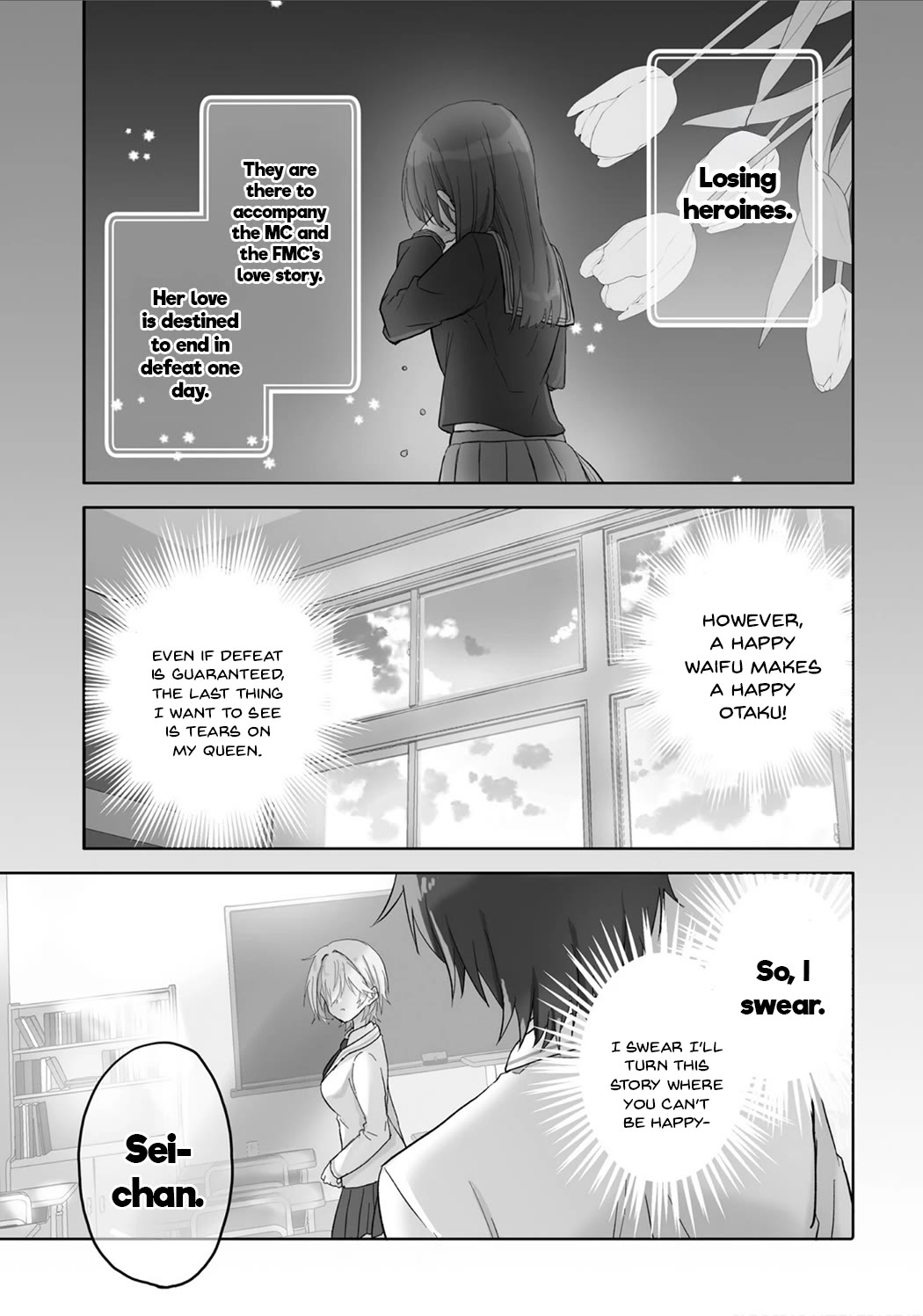 Since I’ve Entered the World of Romantic Comedy Manga, I’ll Do My Best to Make the Losing Heroine Happy Chapter 1 page 5 - Chapter 1: I Will Make You Happy