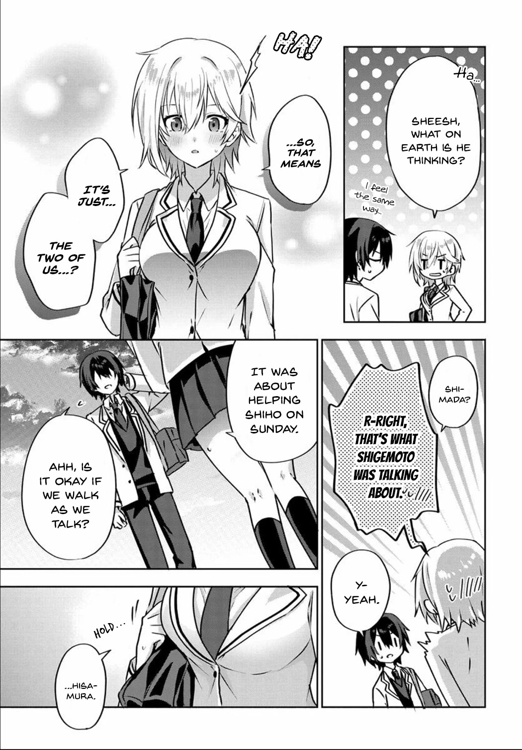 Since I’ve Entered the World of Romantic Comedy Manga, I’ll Do My Best to Make the Losing Heroine Happy Chapter 3.5 page 5 - Chapter 3.5: Intermission