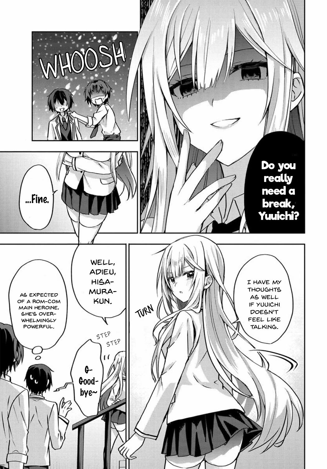 Since I’ve Entered the World of Romantic Comedy Manga, I’ll Do My Best to Make the Losing Heroine Happy Chapter 3 page 11 - Chapter 3: Absolutely Not! It Will Kill Me!