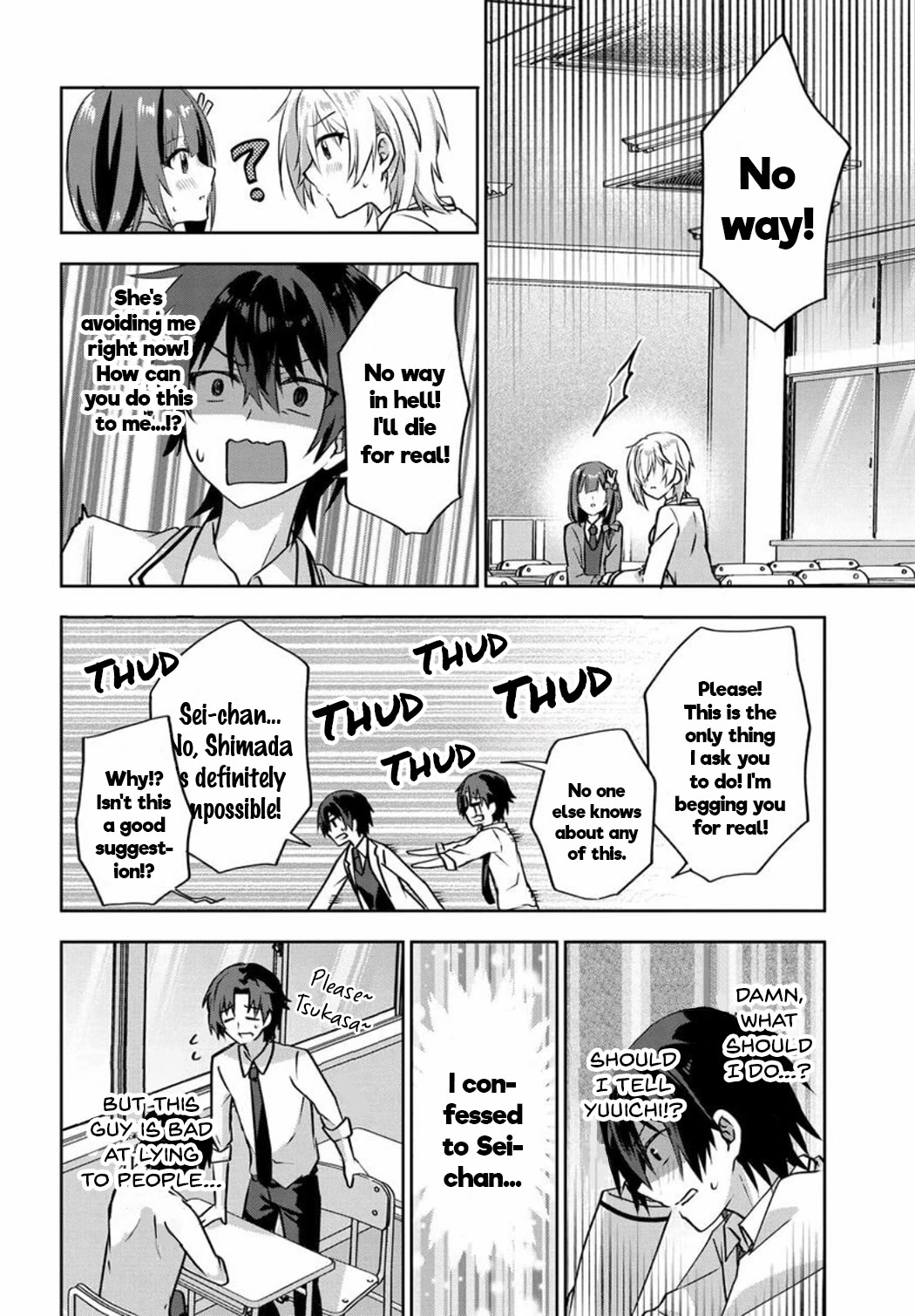 Since I’ve Entered the World of Romantic Comedy Manga, I’ll Do My Best to Make the Losing Heroine Happy Chapter 3 page 16 - Chapter 3: Absolutely Not! It Will Kill Me!