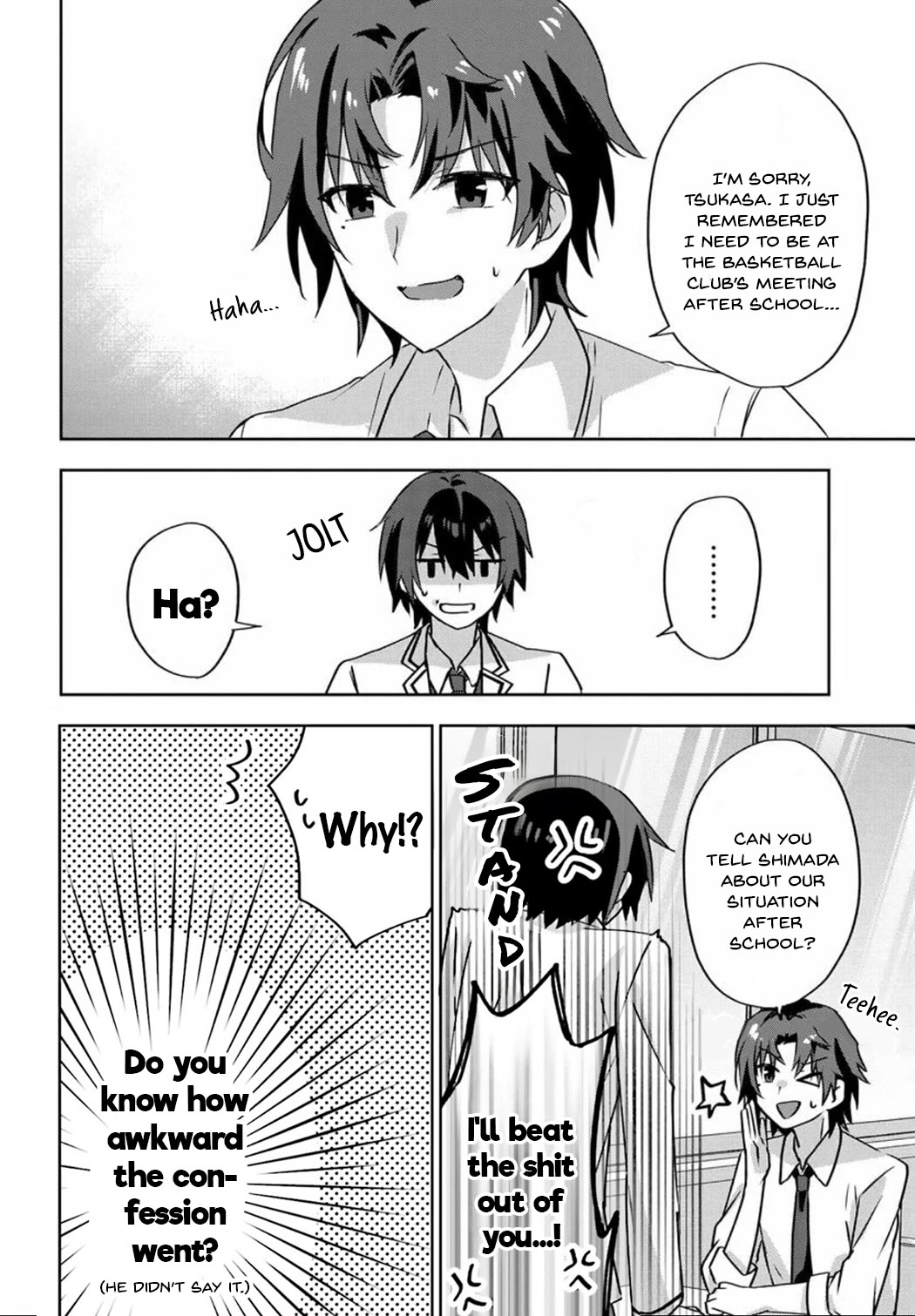 Since I’ve Entered the World of Romantic Comedy Manga, I’ll Do My Best to Make the Losing Heroine Happy Chapter 3 page 22 - Chapter 3: Absolutely Not! It Will Kill Me!