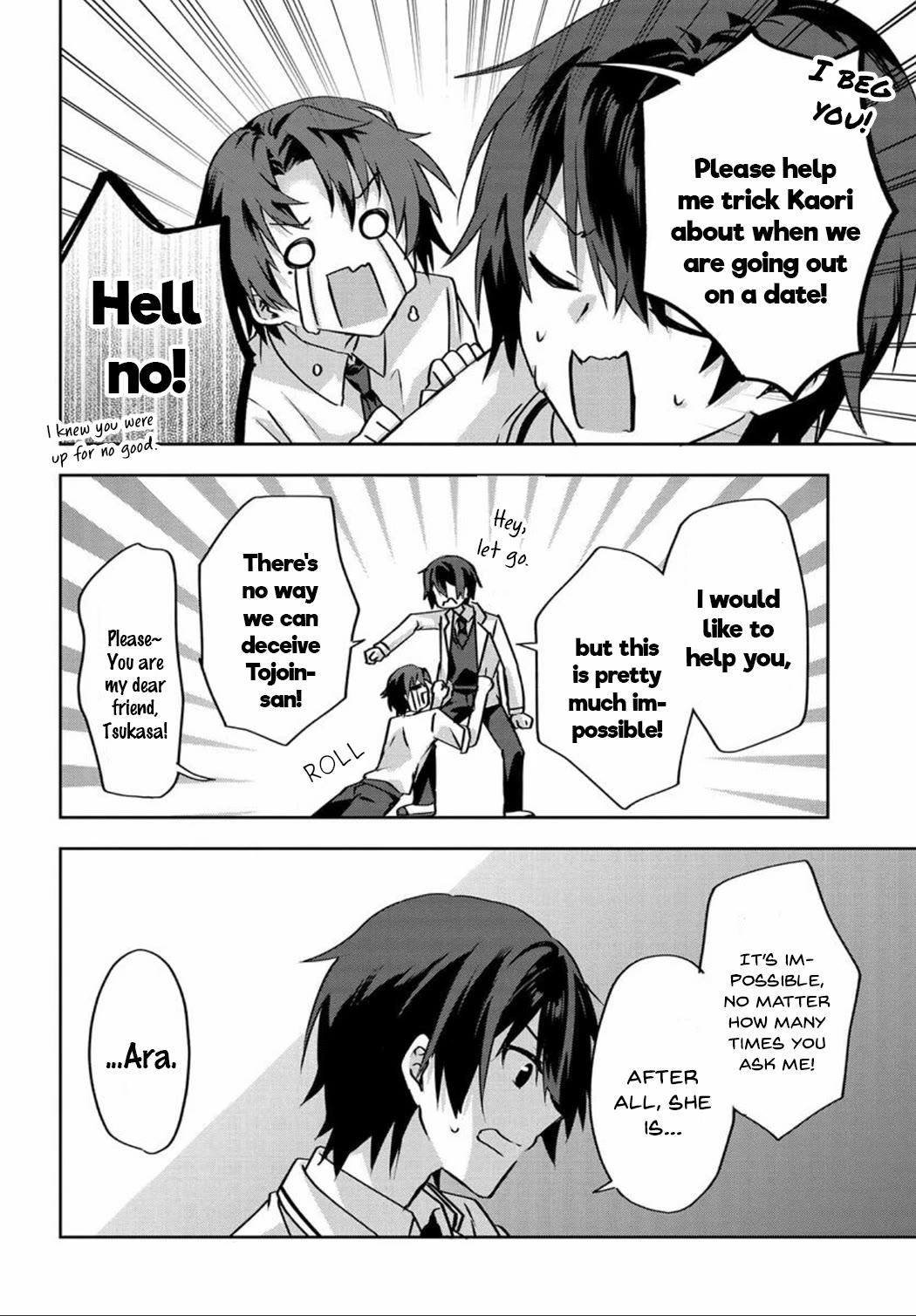 Since I’ve Entered the World of Romantic Comedy Manga, I’ll Do My Best to Make the Losing Heroine Happy Chapter 3 page 4 - Chapter 3: Absolutely Not! It Will Kill Me!