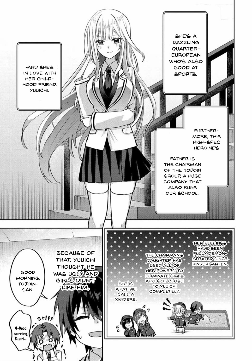Since I’ve Entered the World of Romantic Comedy Manga, I’ll Do My Best to Make the Losing Heroine Happy Chapter 3 page 7 - Chapter 3: Absolutely Not! It Will Kill Me!