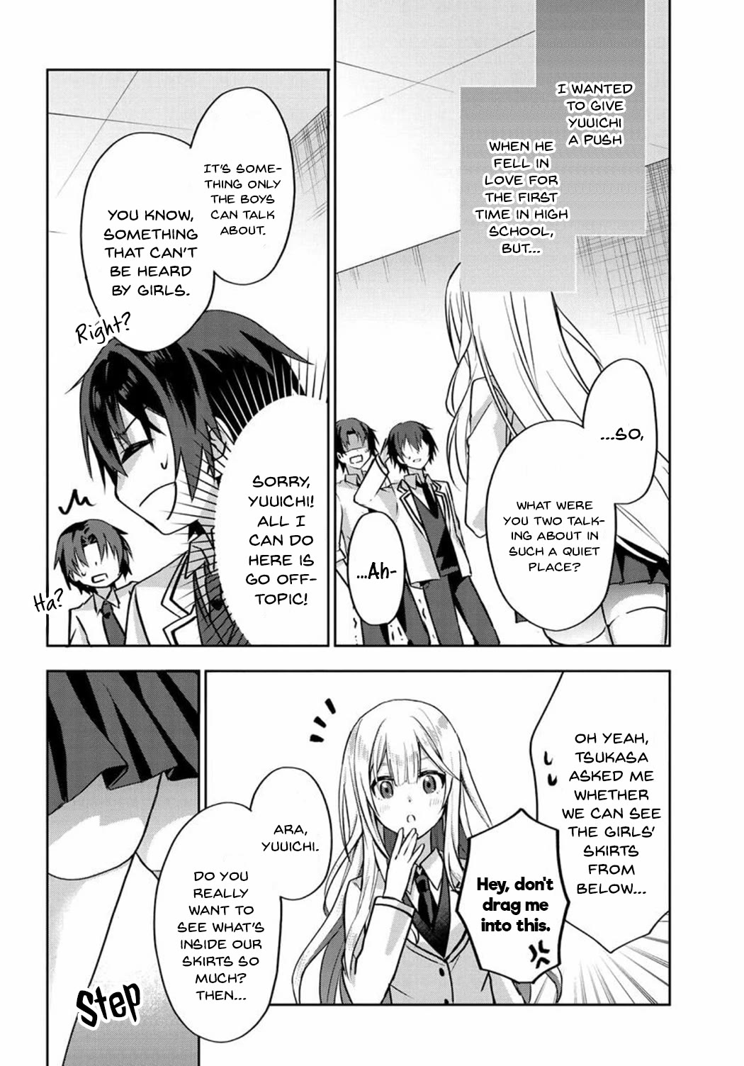 Since I’ve Entered the World of Romantic Comedy Manga, I’ll Do My Best to Make the Losing Heroine Happy Chapter 3 page 8 - Chapter 3: Absolutely Not! It Will Kill Me!