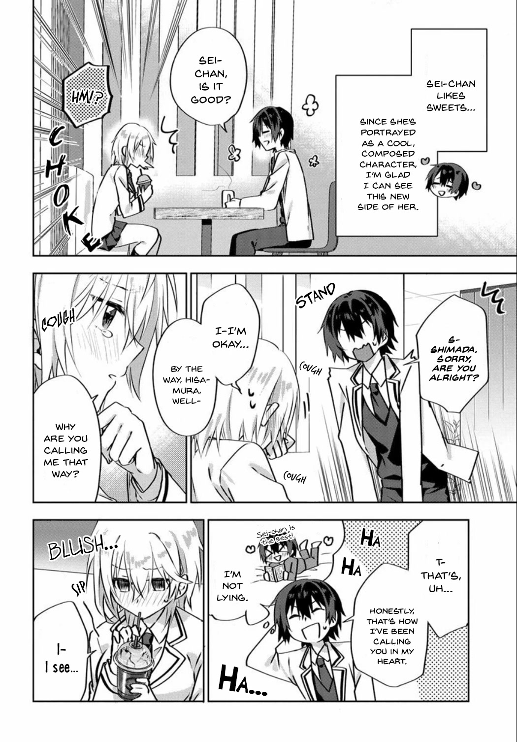 Since I’ve Entered the World of Romantic Comedy Manga, I’ll Do My Best to Make the Losing Heroine Happy Chapter 4.1 page 3 - Chapter 4.1