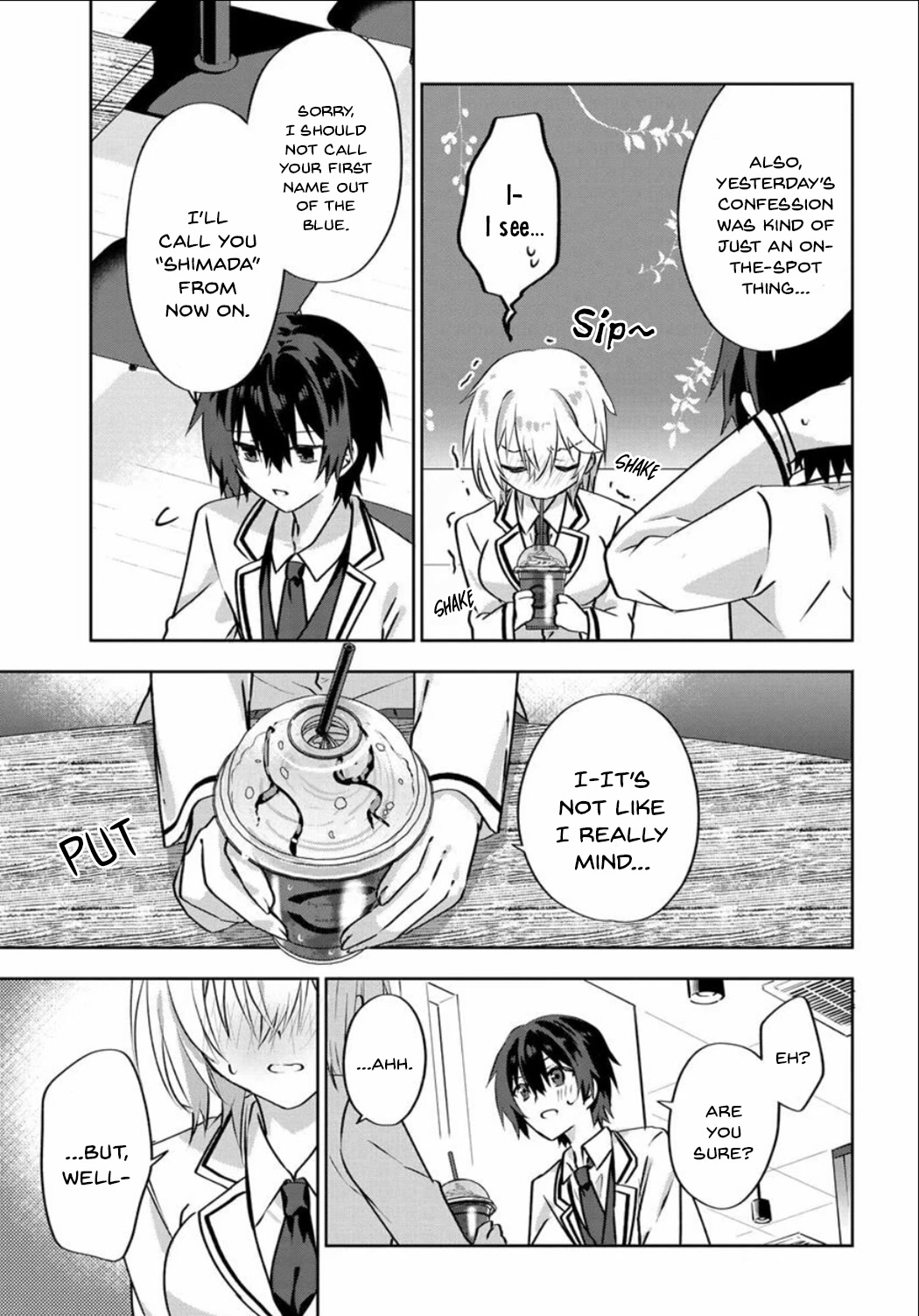 Since I’ve Entered the World of Romantic Comedy Manga, I’ll Do My Best to Make the Losing Heroine Happy Chapter 4.1 page 4 - Chapter 4.1