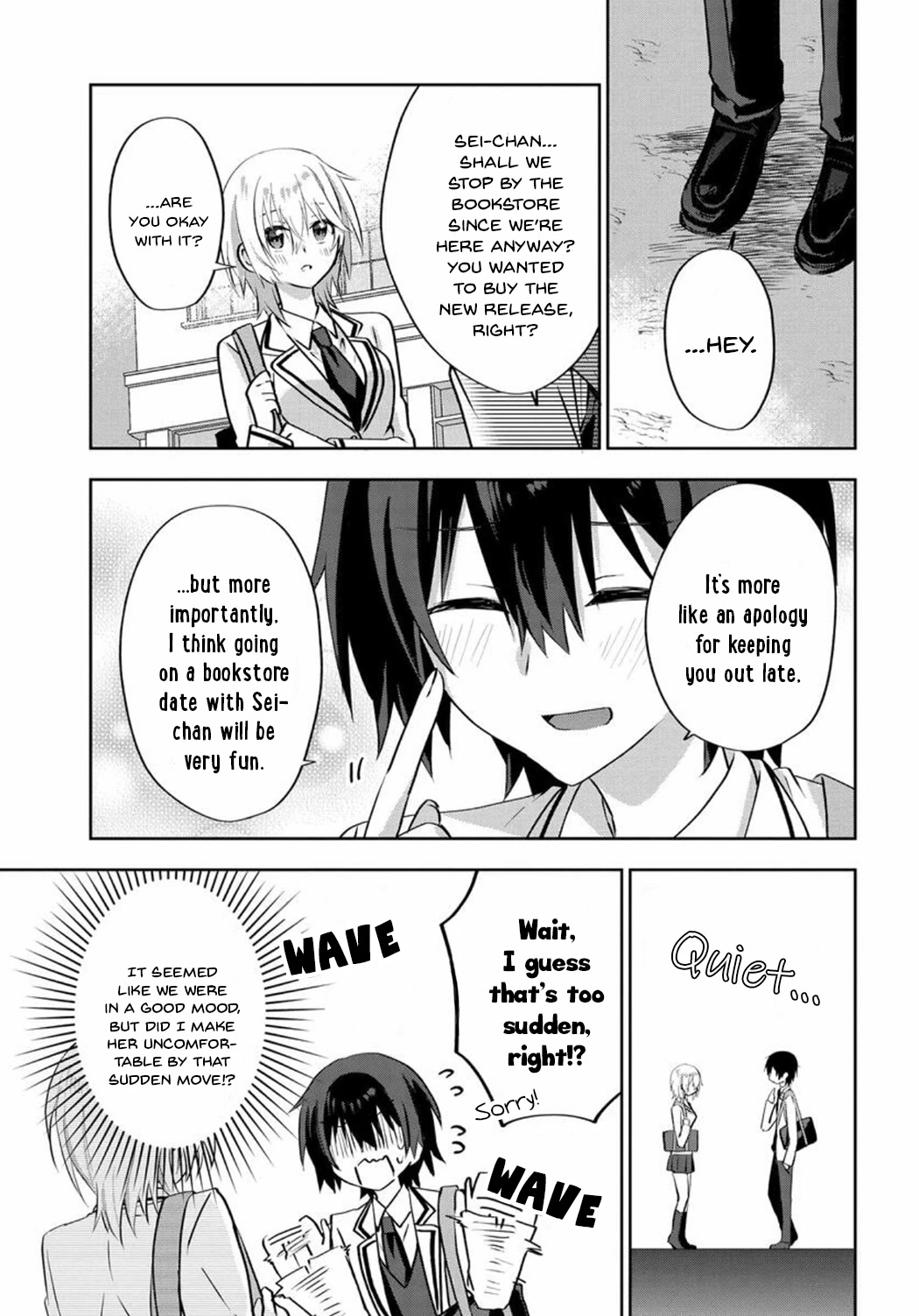 Since I’ve Entered the World of Romantic Comedy Manga, I’ll Do My Best to Make the Losing Heroine Happy Chapter 4.2 page 10 - Chapter 4.2
