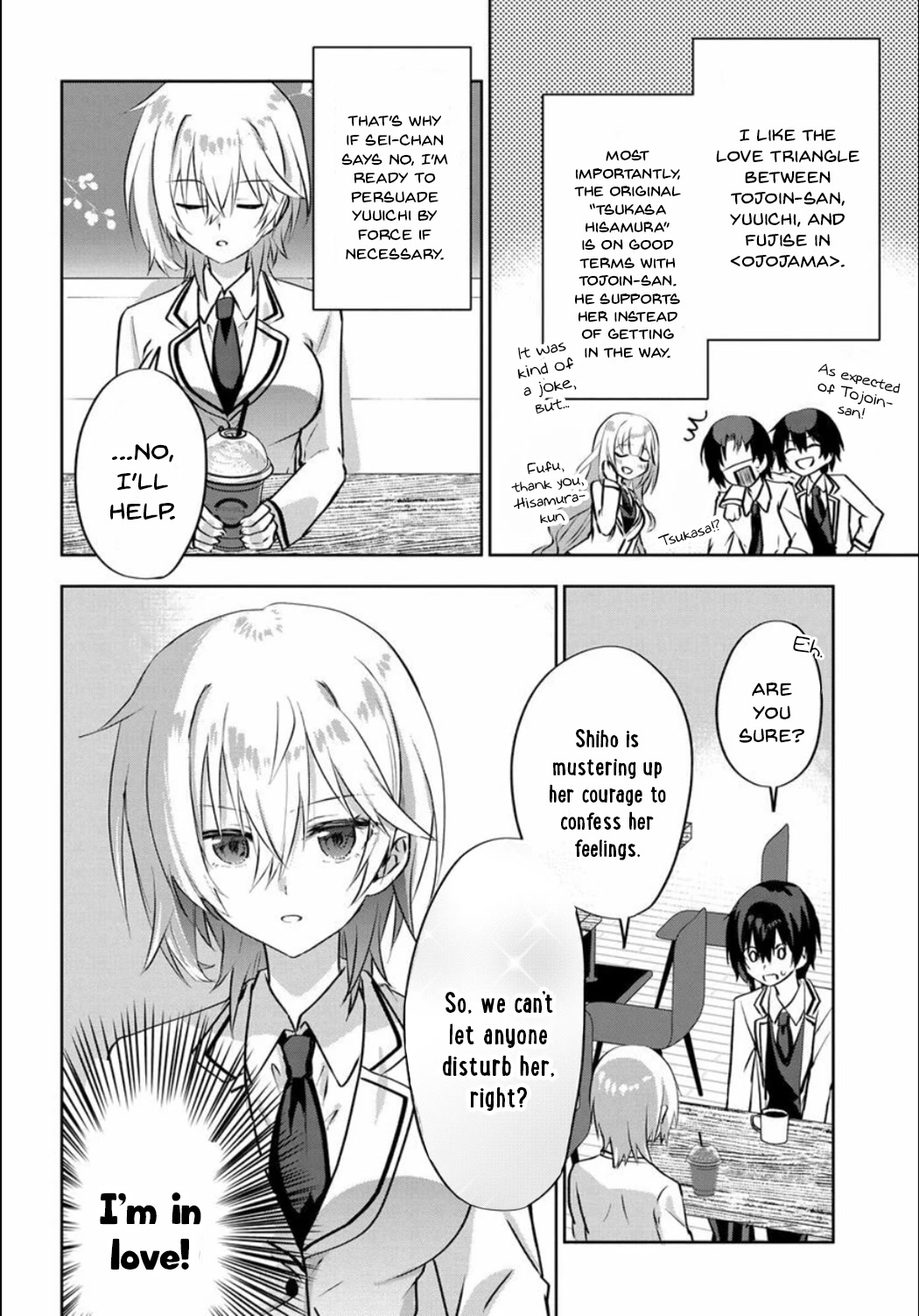 Since I’ve Entered the World of Romantic Comedy Manga, I’ll Do My Best to Make the Losing Heroine Happy Chapter 4.2 page 3 - Chapter 4.2