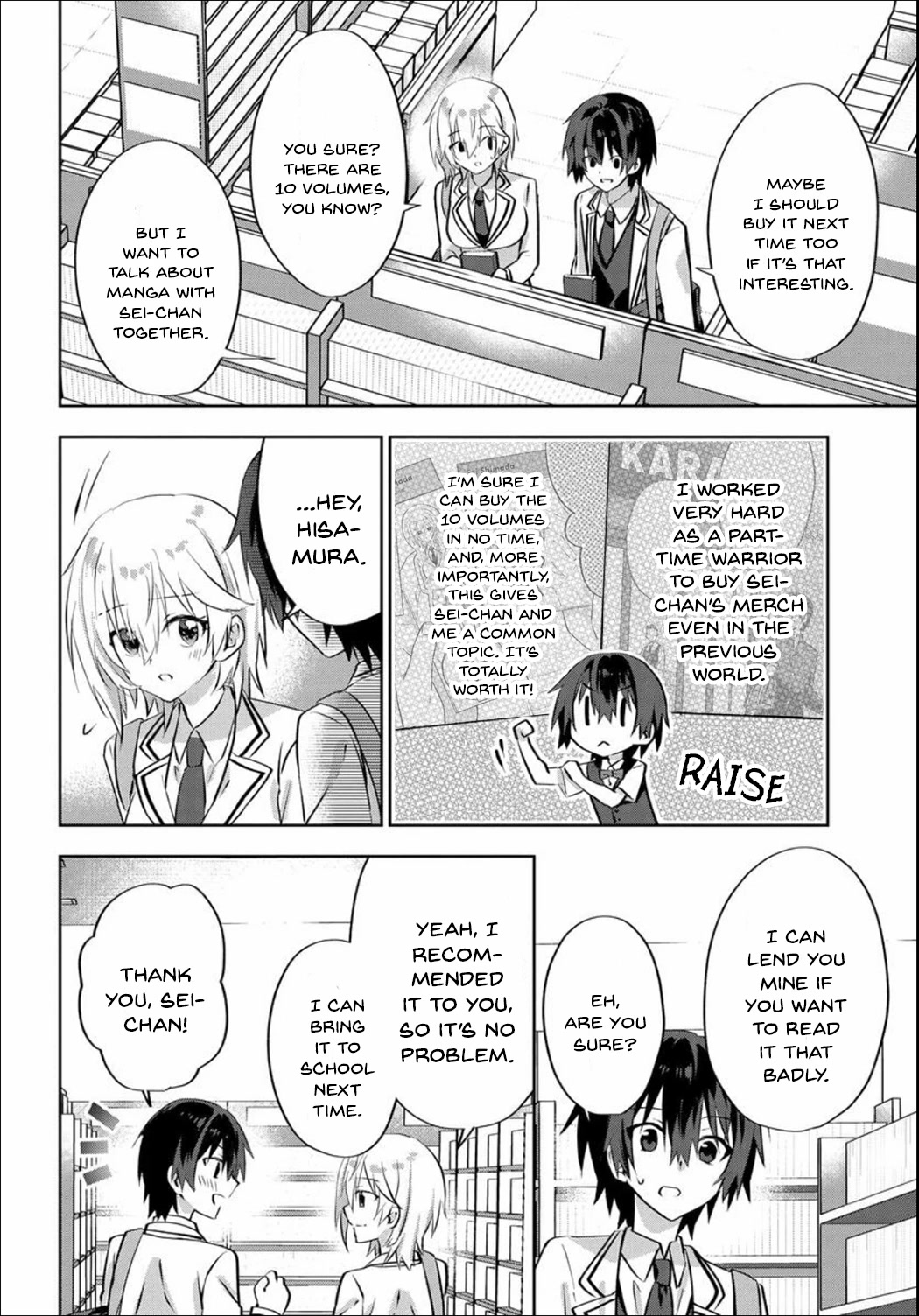Since I’ve Entered the World of Romantic Comedy Manga, I’ll Do My Best to Make the Losing Heroine Happy Chapter 5.1 page 4 - Chapter 5.1