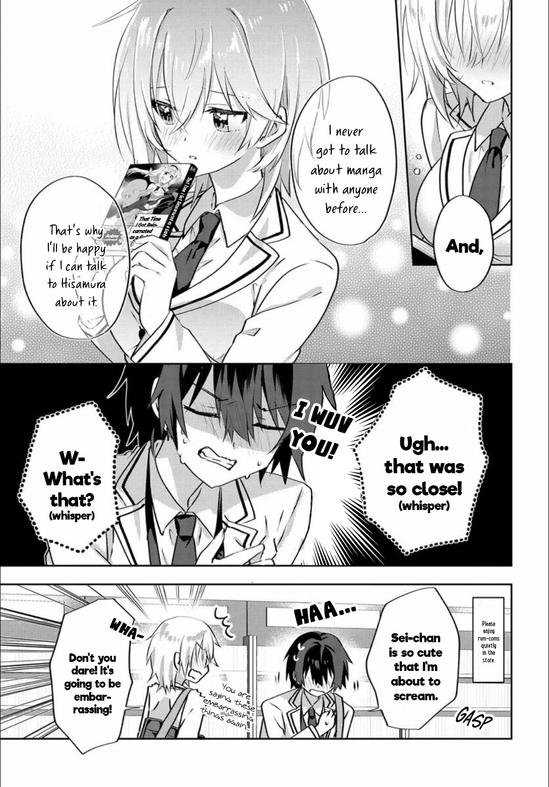 Since I’ve Entered the World of Romantic Comedy Manga, I’ll Do My Best to Make the Losing Heroine Happy Chapter 5.1 page 5 - Chapter 5.1