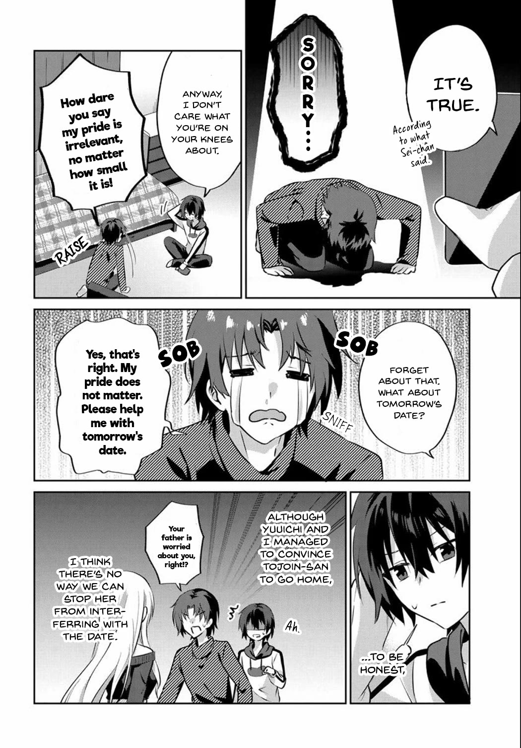 Since I’ve Entered the World of Romantic Comedy Manga, I’ll Do My Best to Make the Losing Heroine Happy Chapter 6.1 page 4 - Chapter 6.1