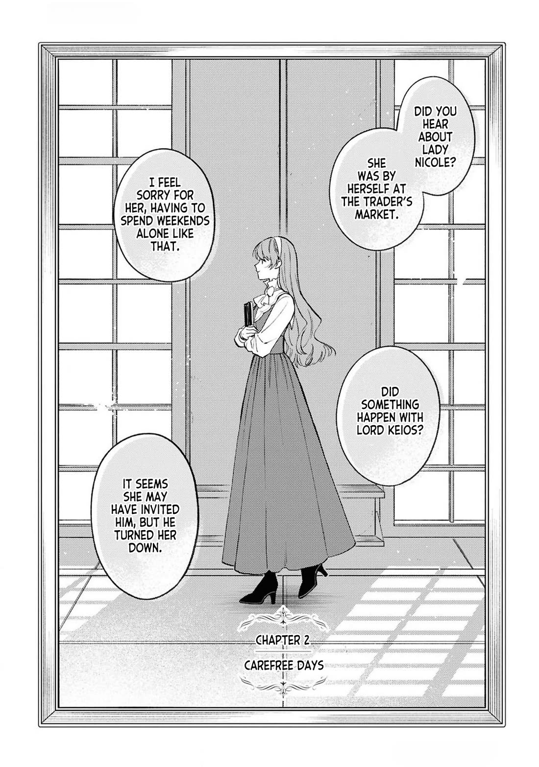 Since I've Gotten Used to Being Alone, I'm Ignoring My Fiancé! Chapter 2 page 2 - Chapter 2: Carefree Days