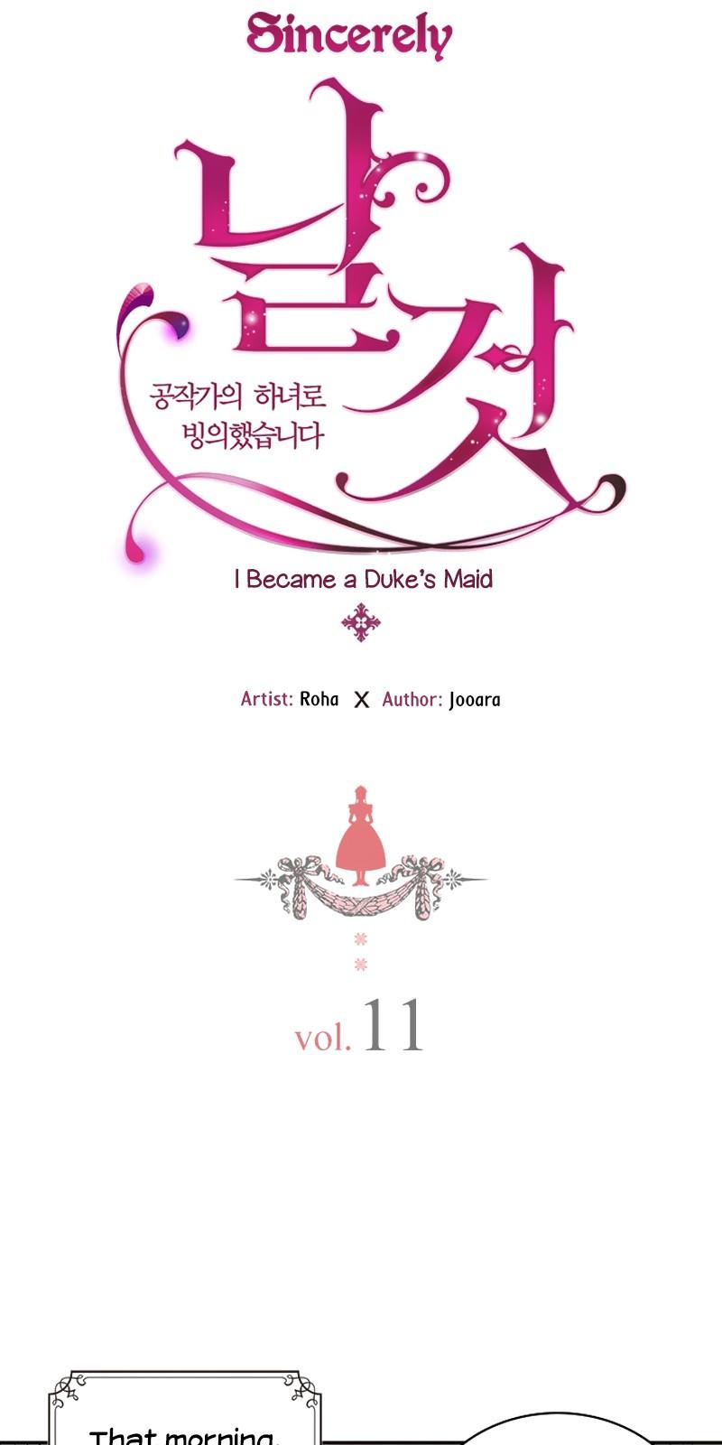 Sincerely: I Became a Duke's Maid Chapter 11 page 4 - Chapter 11
