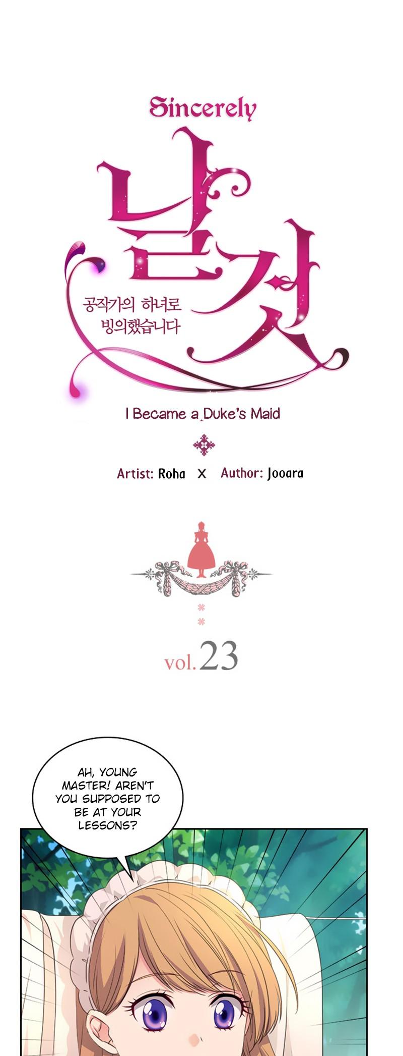 Sincerely: I Became a Duke's Maid Chapter 23 page 5 - Chapter 23