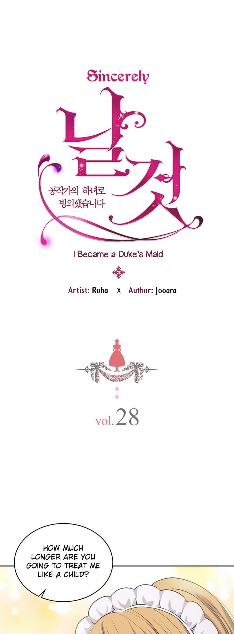 Sincerely: I Became a Duke's Maid Chapter 28 page 2 - Chapter 28