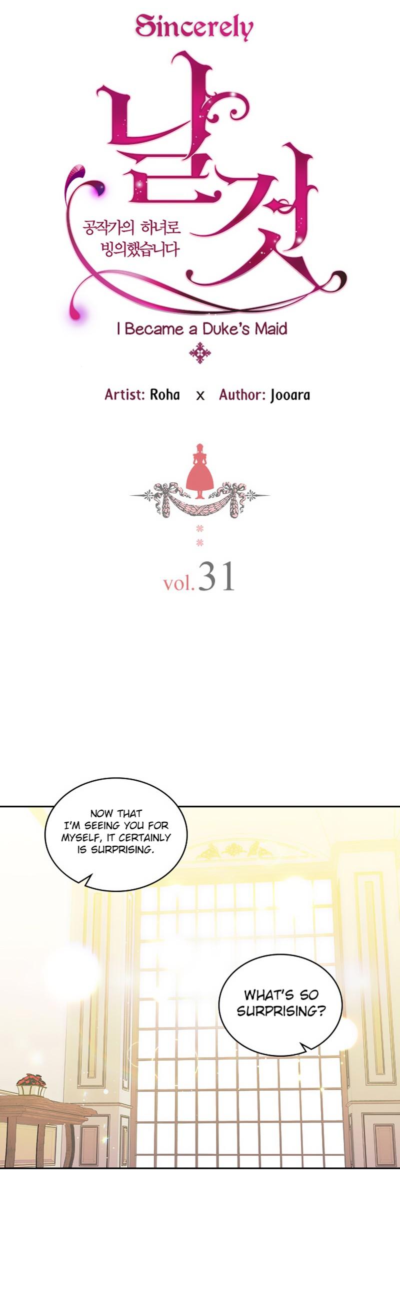 Sincerely: I Became a Duke's Maid Chapter 31 page 4 - Chapter 31