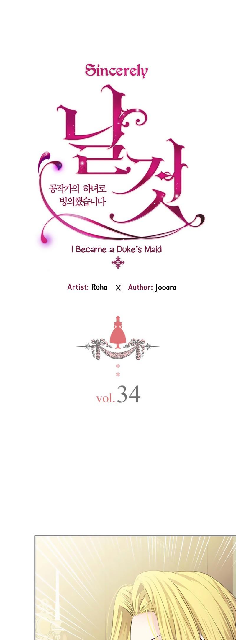 Sincerely: I Became a Duke's Maid Chapter 34 page 2 - Chapter 34