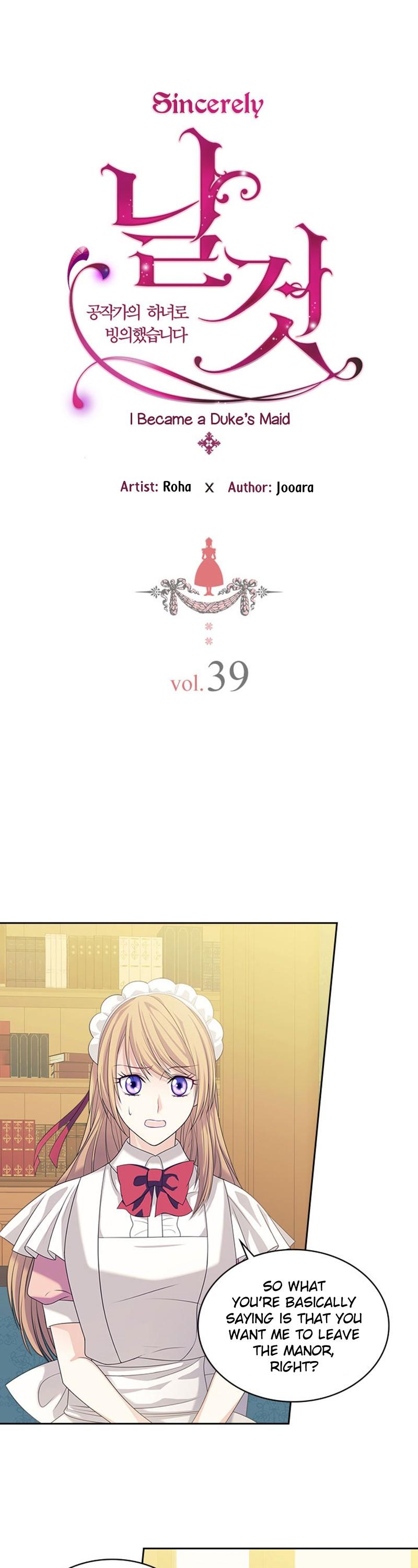 Sincerely: I Became a Duke's Maid Chapter 39 page 2 - Chapter 39