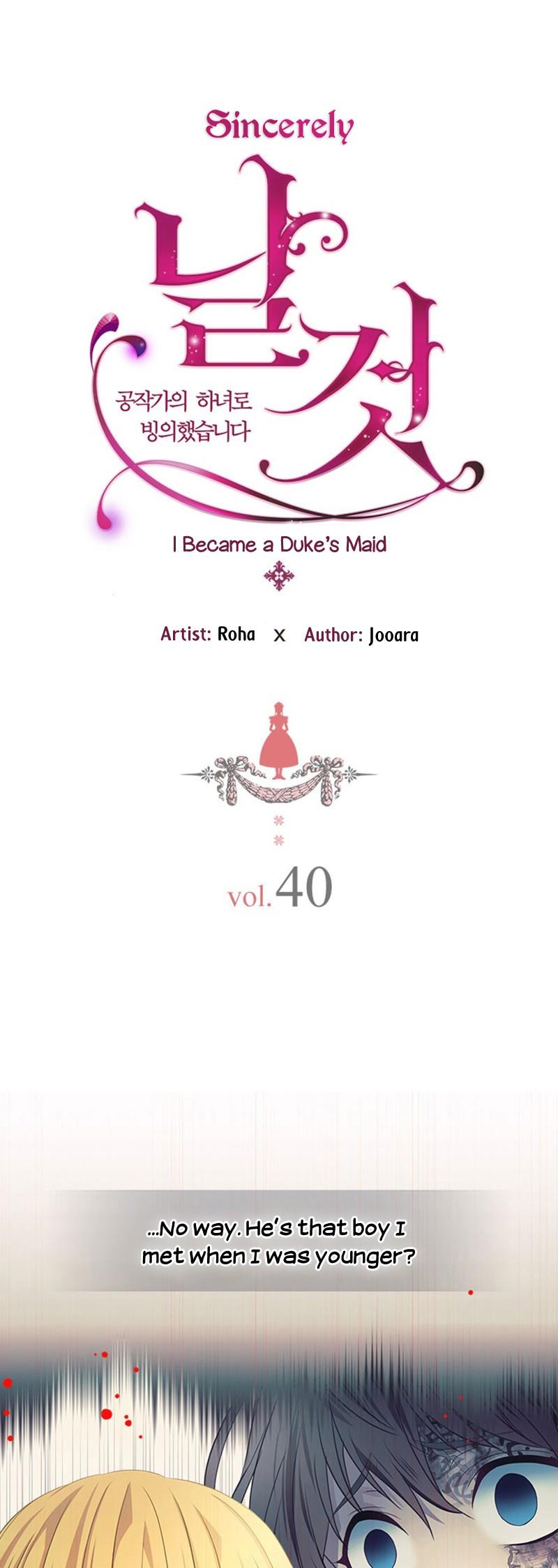 Sincerely: I Became a Duke's Maid Chapter 40 page 2 - Chapter 40