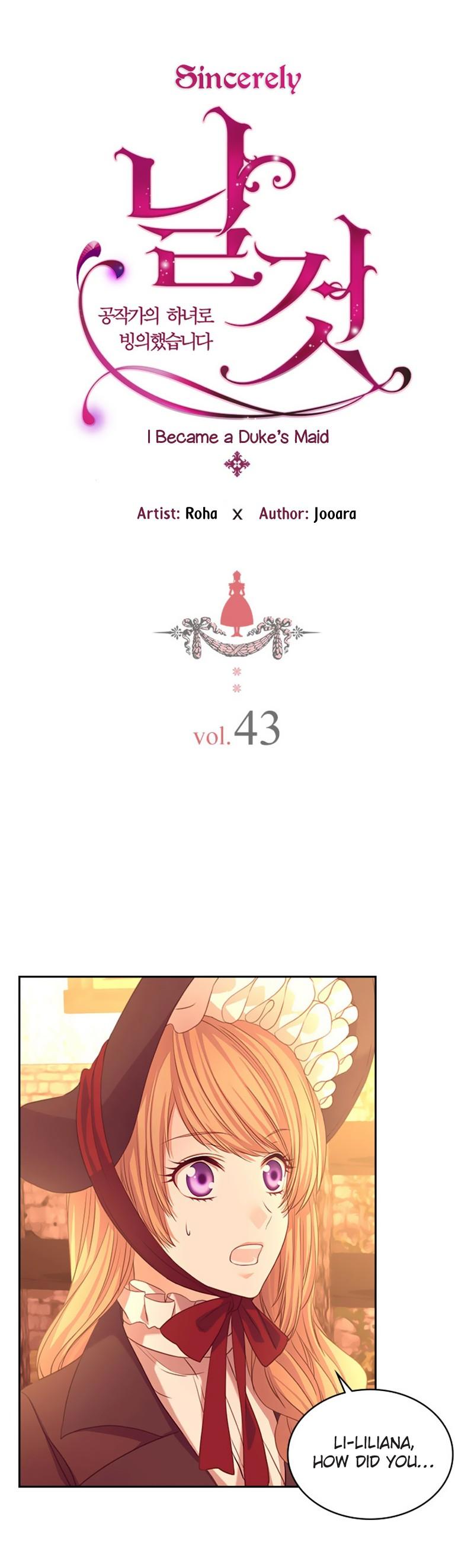 Sincerely: I Became a Duke's Maid Chapter 43 page 2 - Chapter 43